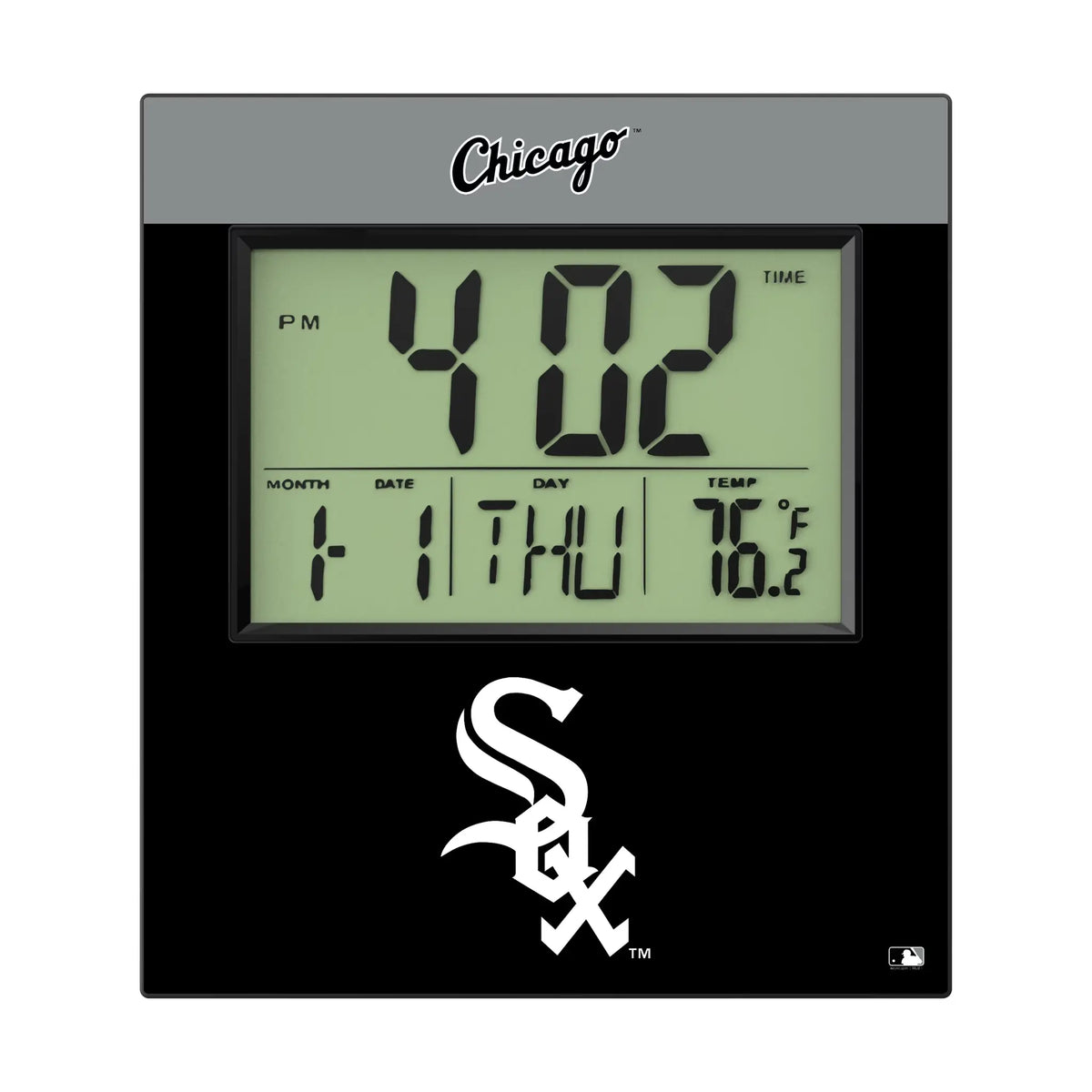Chicago White Sox Color Block Wall Clock