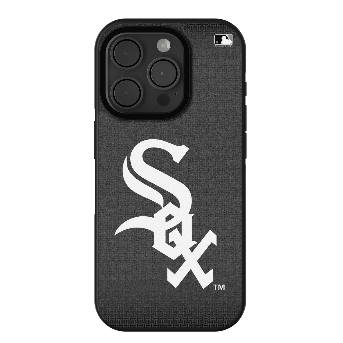 Chicago White Sox Linen iPhone Bump Phone Case for Apple iPhone
