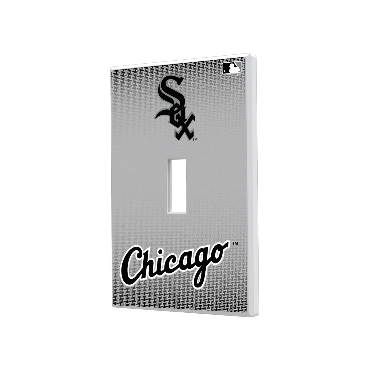 Chicago White Sox Linen Hidden-Screw Light Switch Plate#Style_Single Toggle