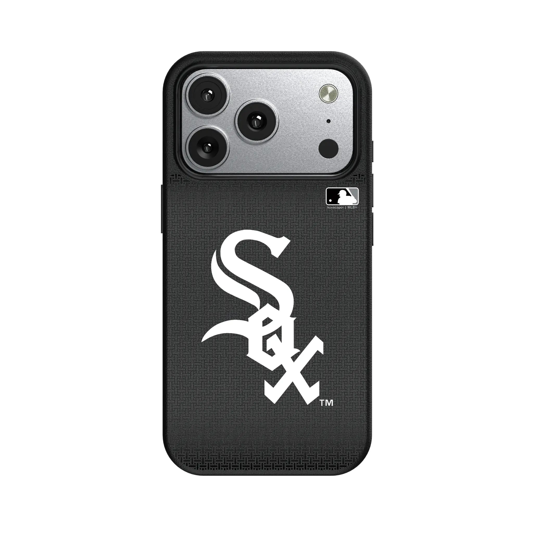 Chicago White Sox Linen iPhone MagSafe Compatible Phone Case for Apple iPhone#Device_iPhone 17 Pro