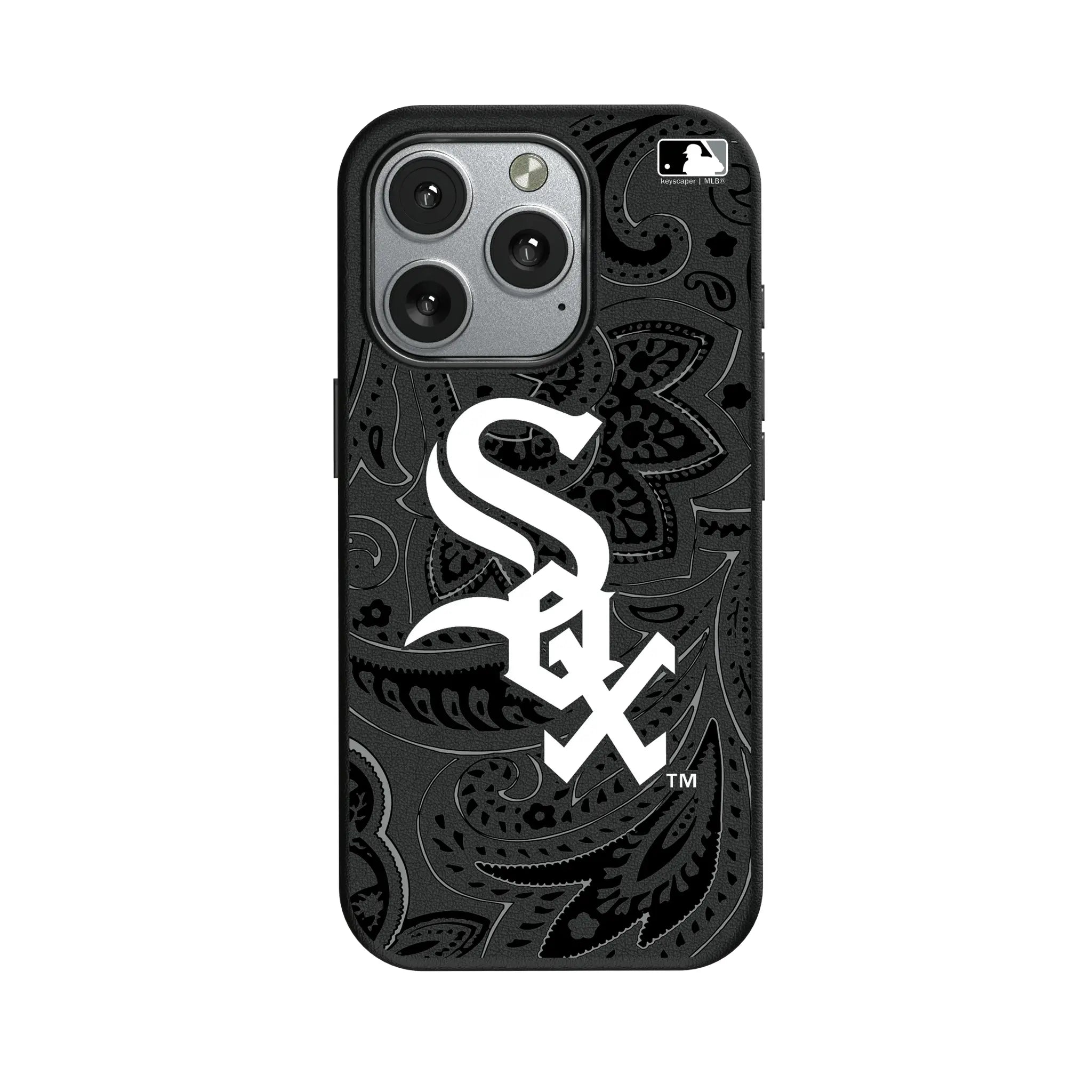 Chicago White Sox Paisley iPhone MagSafe Compatible Phone Case for Apple iPhone
