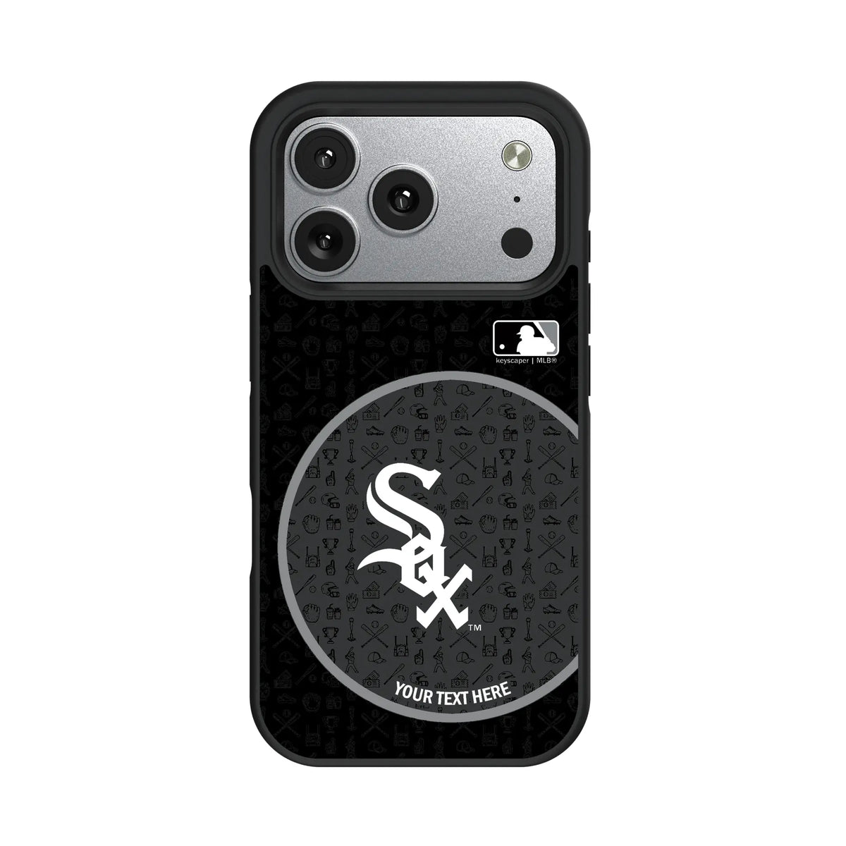 Chicago White Sox Personalized Circle iPhone Bump Phone Case for Apple iPhone#Device_iPhone 17 Pro