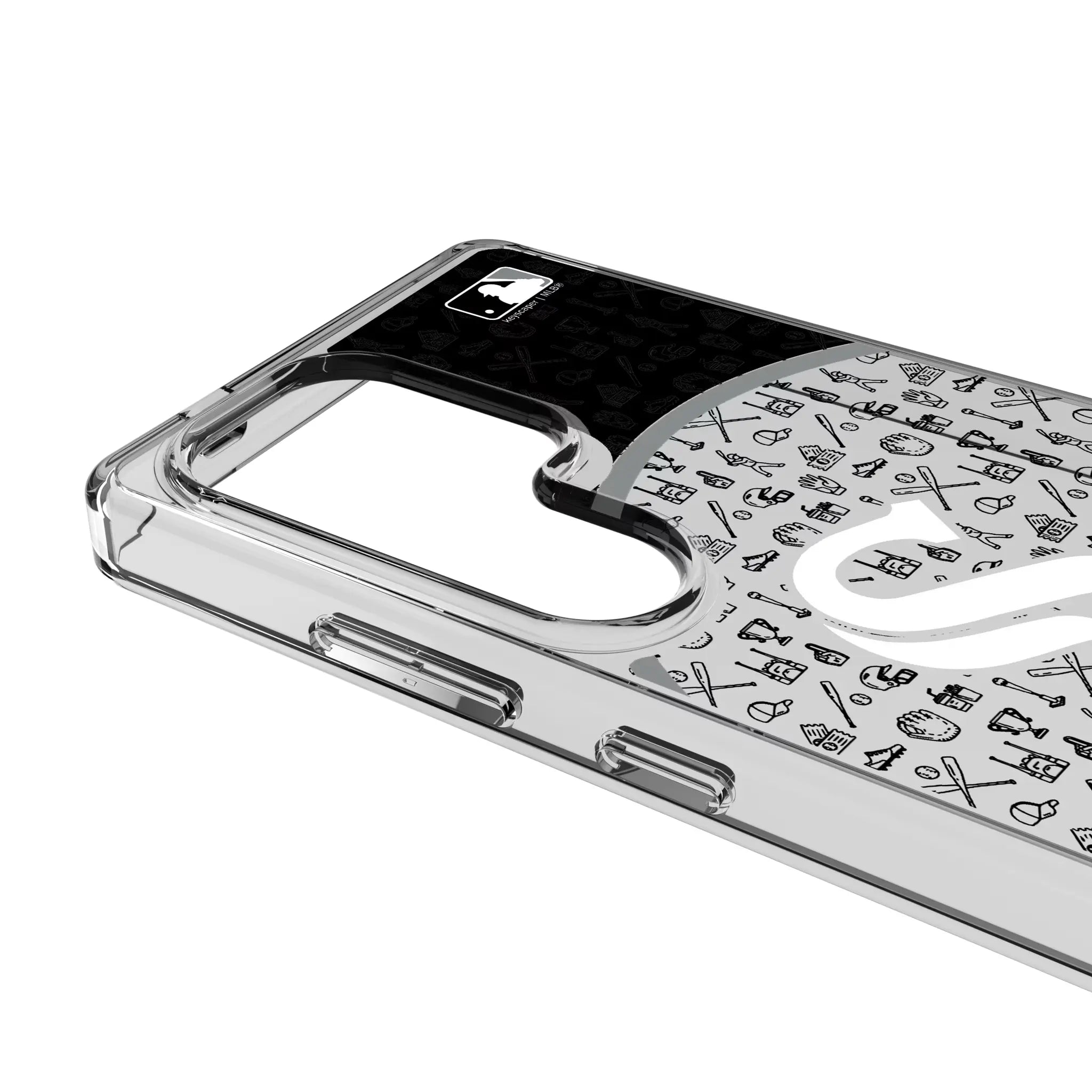 Chicago White Sox Personalized Circle Galaxy Clear Phone Case for Samsung Galaxy - Detail#Device_Galaxy S25 Ultra