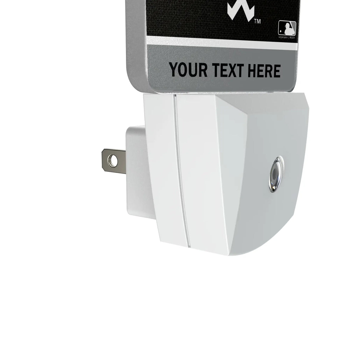 Chicago White Sox Personalized Endzone Solid Night Light 2-Pack - Detail