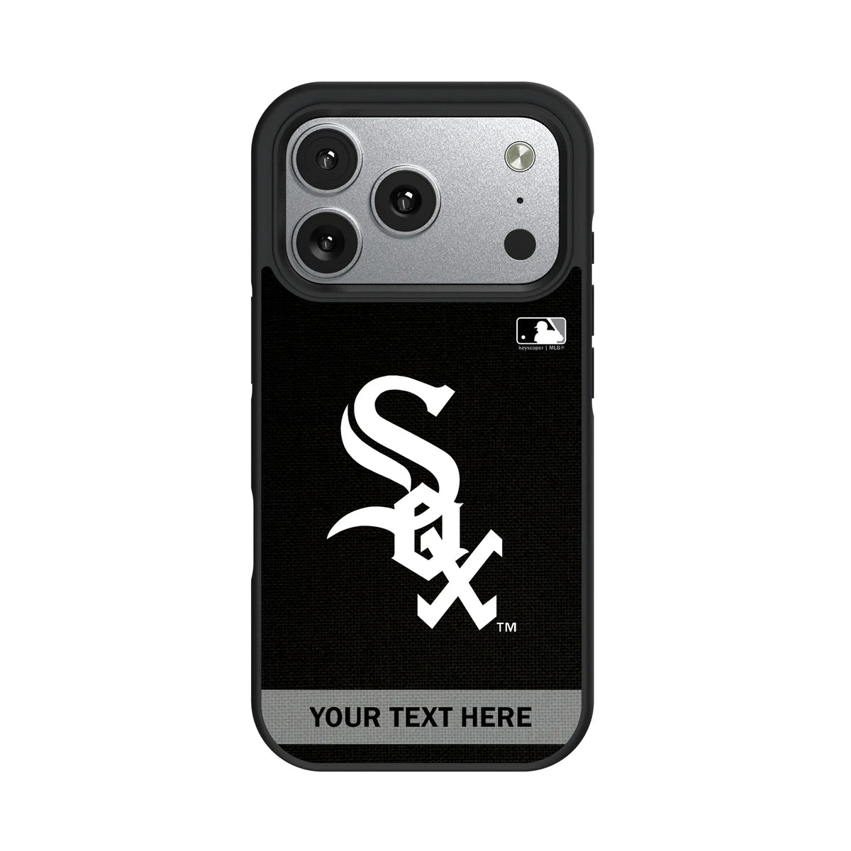 Chicago White Sox Personalized Stripe iPhone Bump Phone Case for Apple iPhone#Device_iPhone 17 Pro