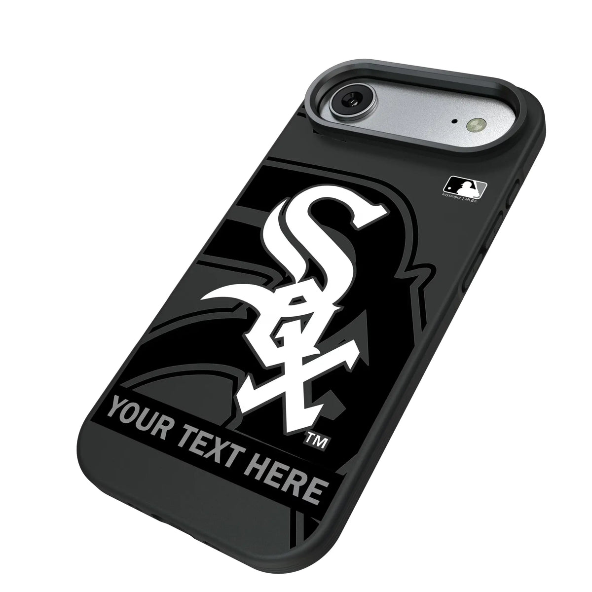 Chicago White Sox Personalized Tilt iPhone Bump Phone Case for Apple iPhone - Isometric View#Device_iPhone Air