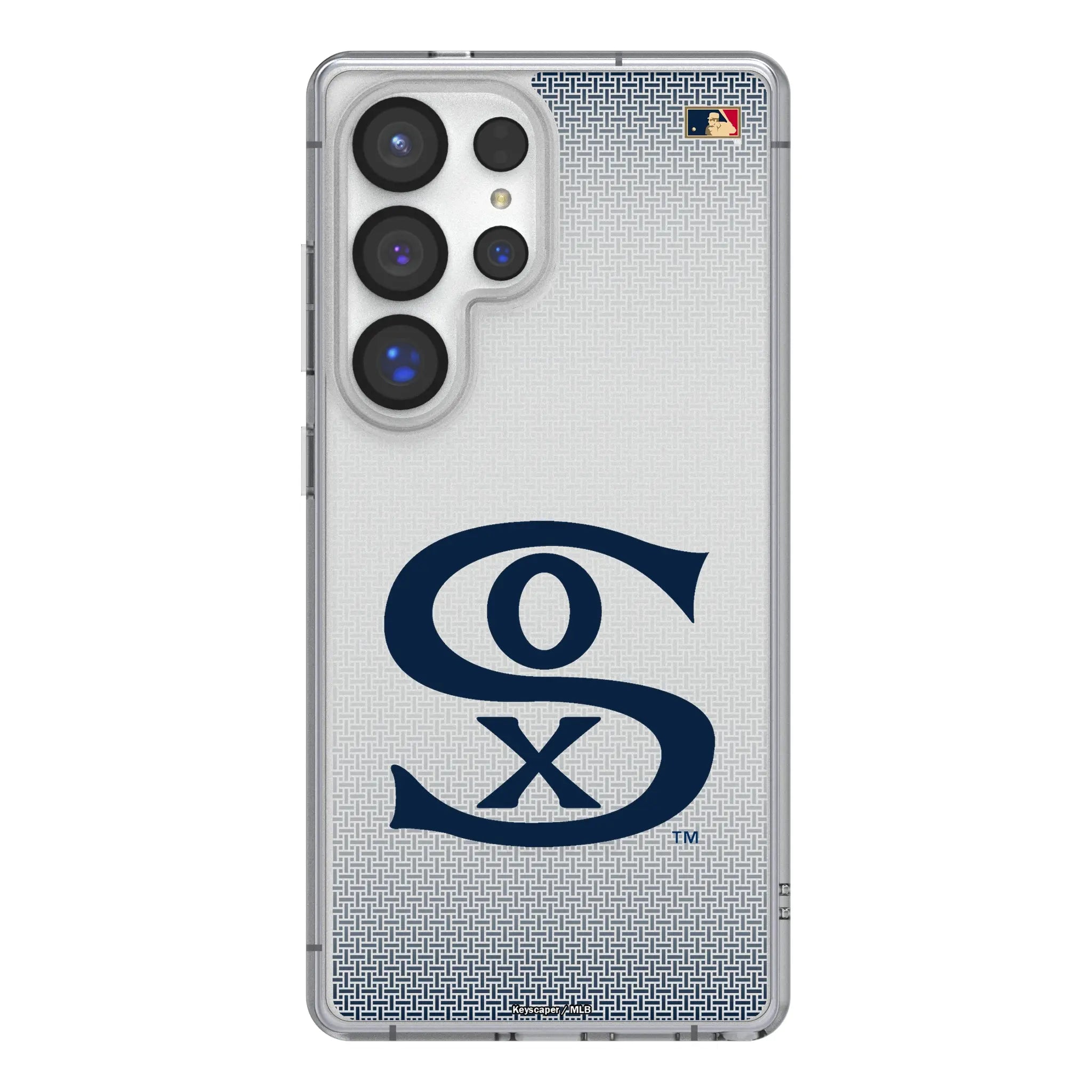 Chicago White Sox Road 1919-1921 - Cooperstown Collection Linen Galaxy Clear Phone Case for Samsung Galaxy#Device_Galaxy S25 Ultra
