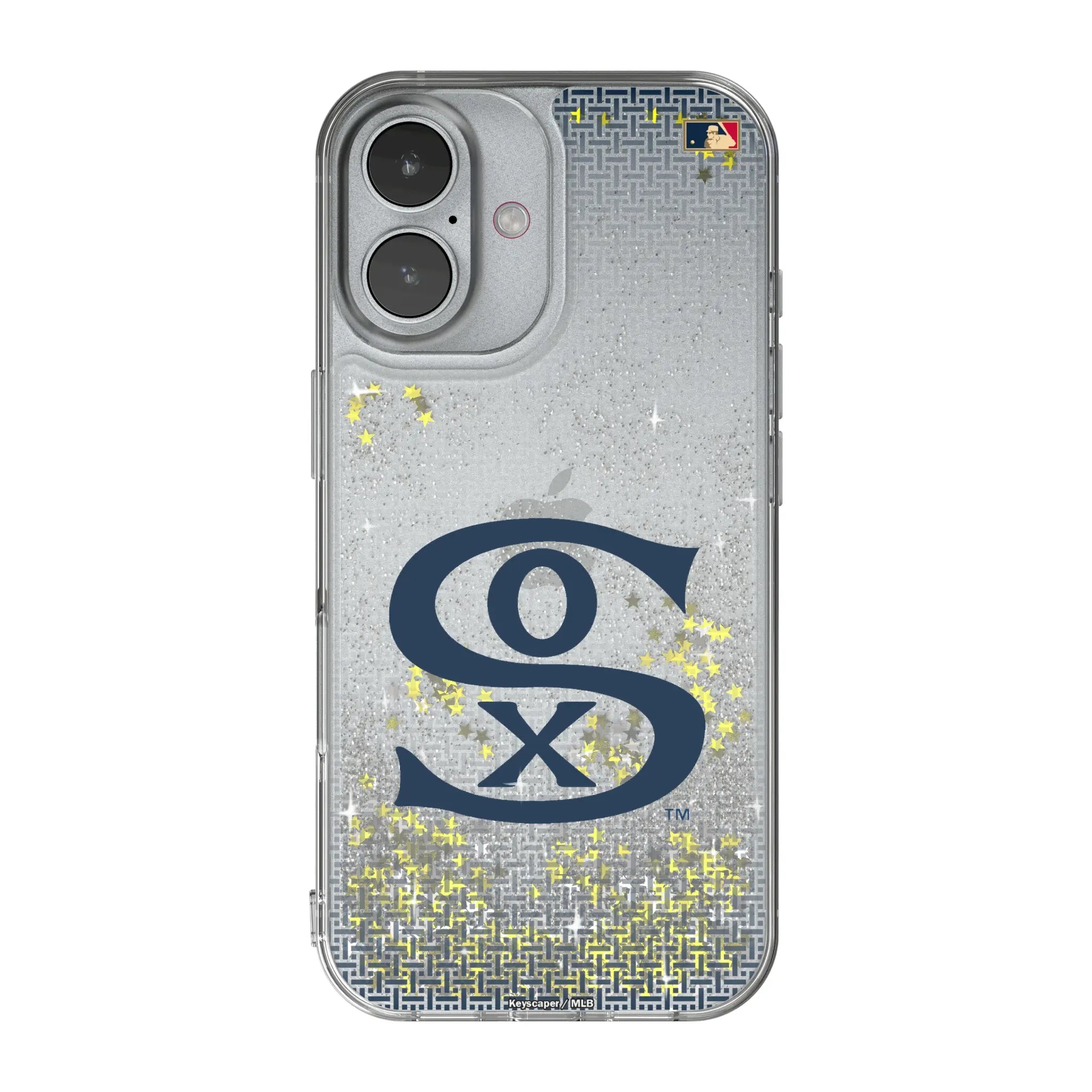 Chicago White Sox Road 1919-1921 - Cooperstown Collection Linen iPhone Glitter Phone Case for Apple iPhone