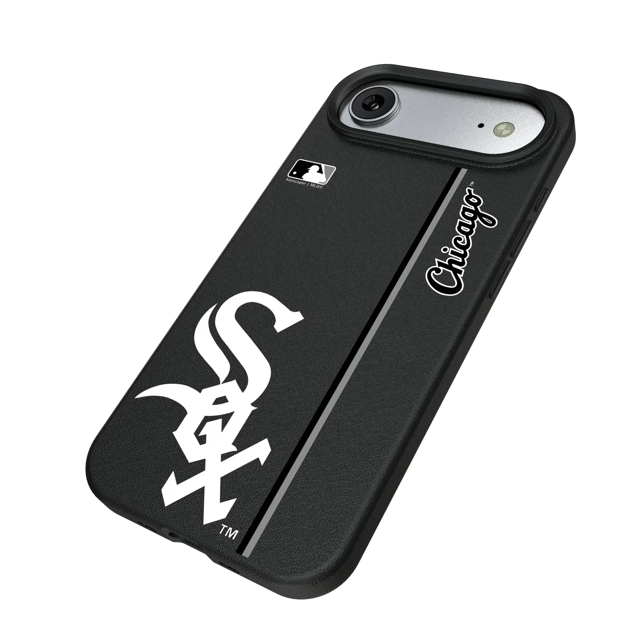 Chicago White Sox Sidebar iPhone MagSafe Compatible Phone Case for Apple iPhone - Isometric View#Device_iPhone Air