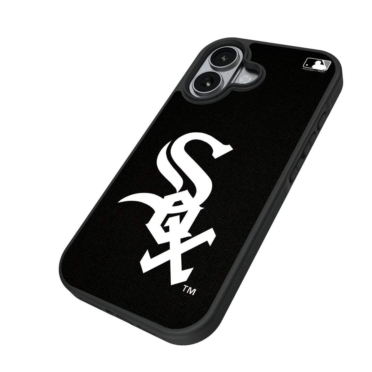 Chicago White Sox Solid iPhone Bump Phone Case for Apple iPhone - Isometric View#Device_iPhone 17