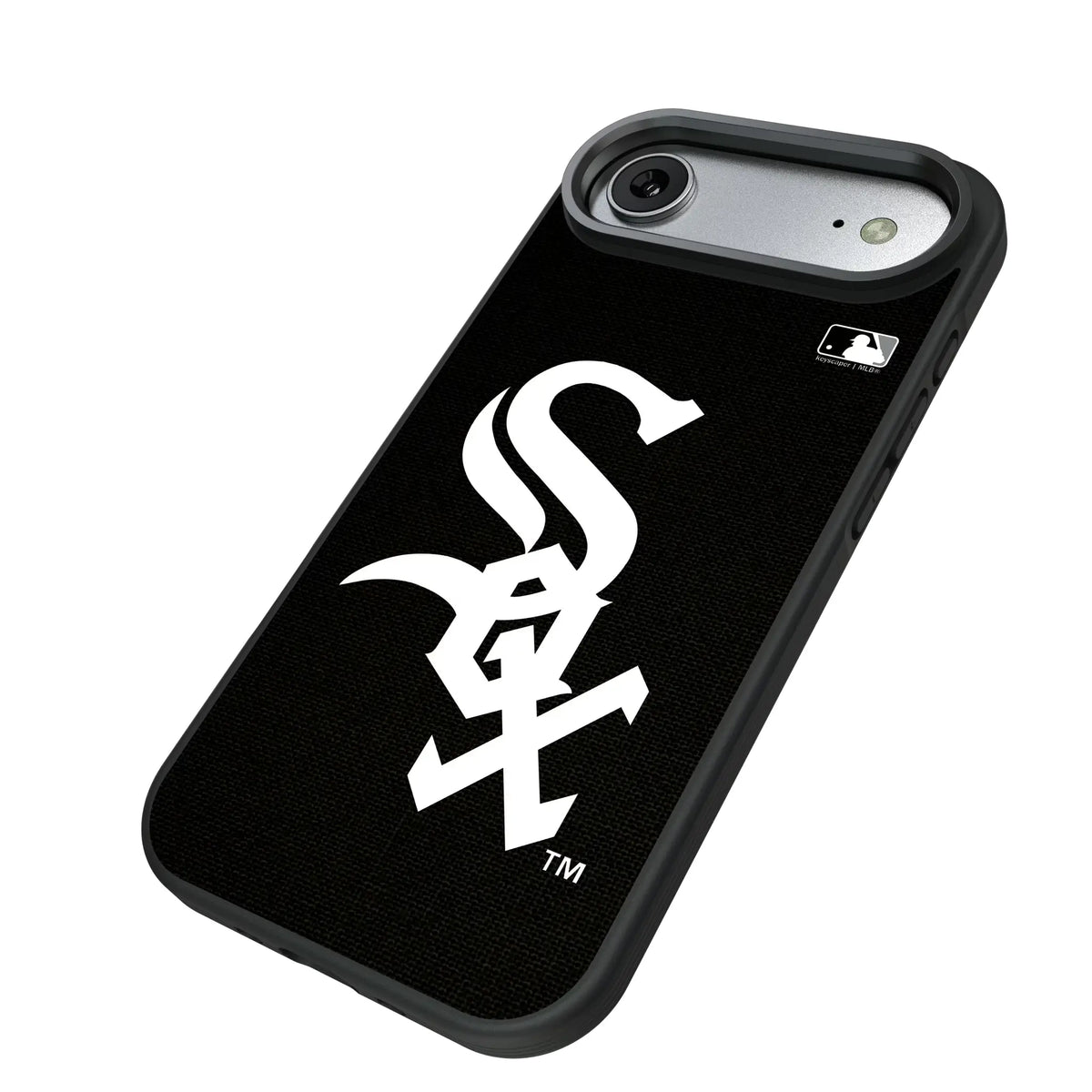 Chicago White Sox Solid iPhone Bump Phone Case for Apple iPhone - Isometric View#Device_iPhone Air
