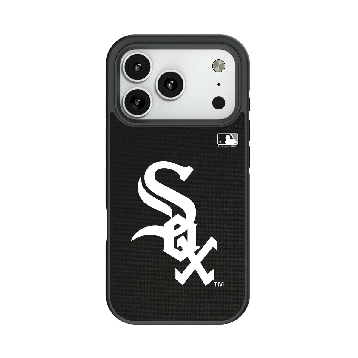Chicago White Sox Solid Bump Phone Case for Apple iPhone