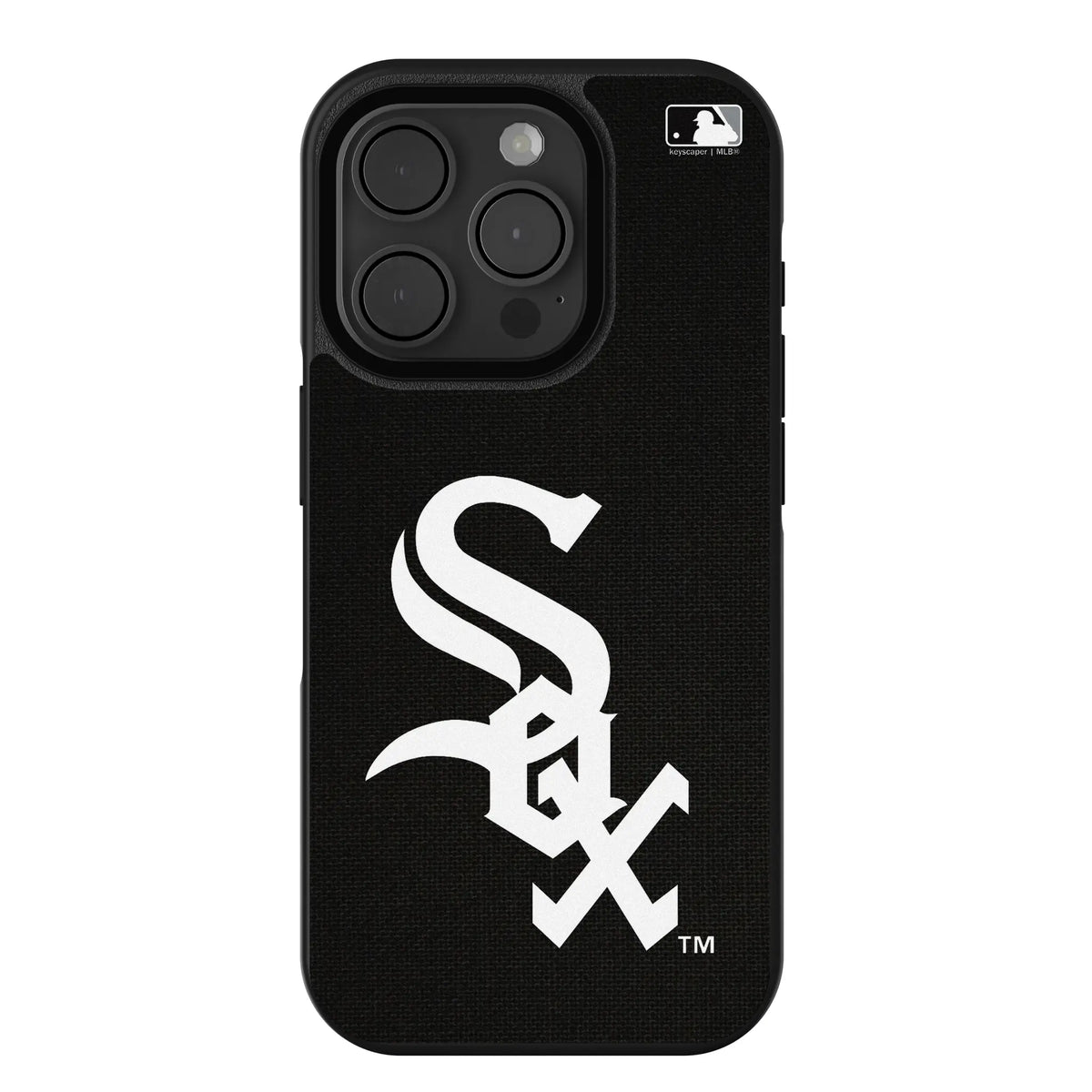 Chicago White Sox Solid iPhone Bump Phone Case for Apple iPhone