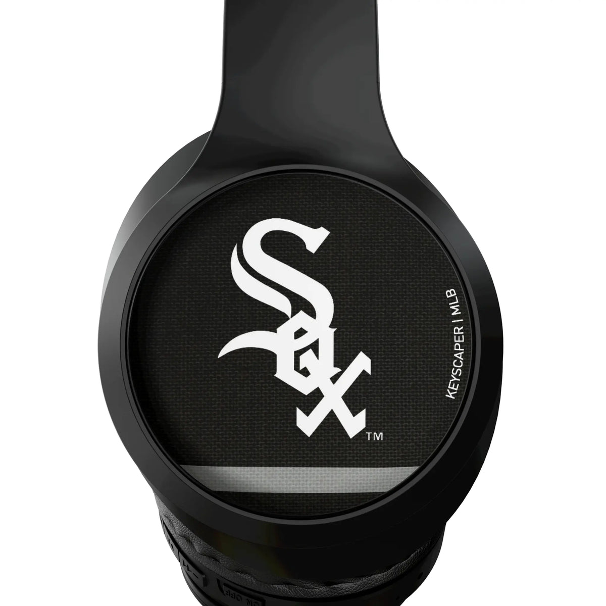 Chicago White Sox Stripe Wireless Over-Ear Headphones With Case - Detail