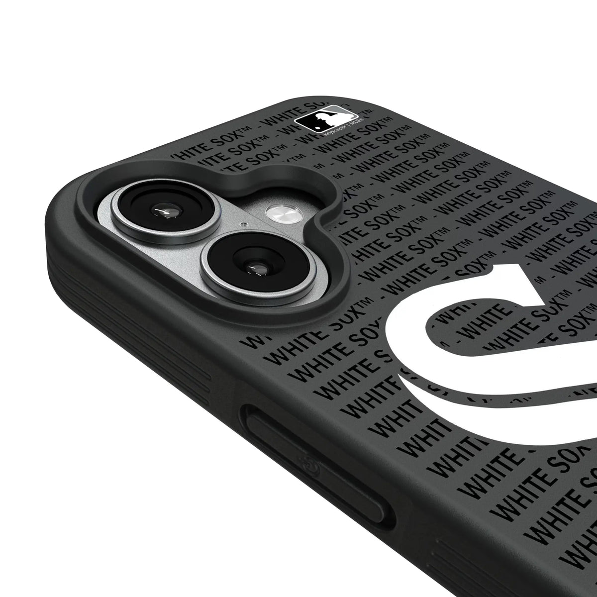 Chicago White Sox Text Backdrop iPhone Bump Phone Case for Apple iPhone - Detail#Device_iPhone 17