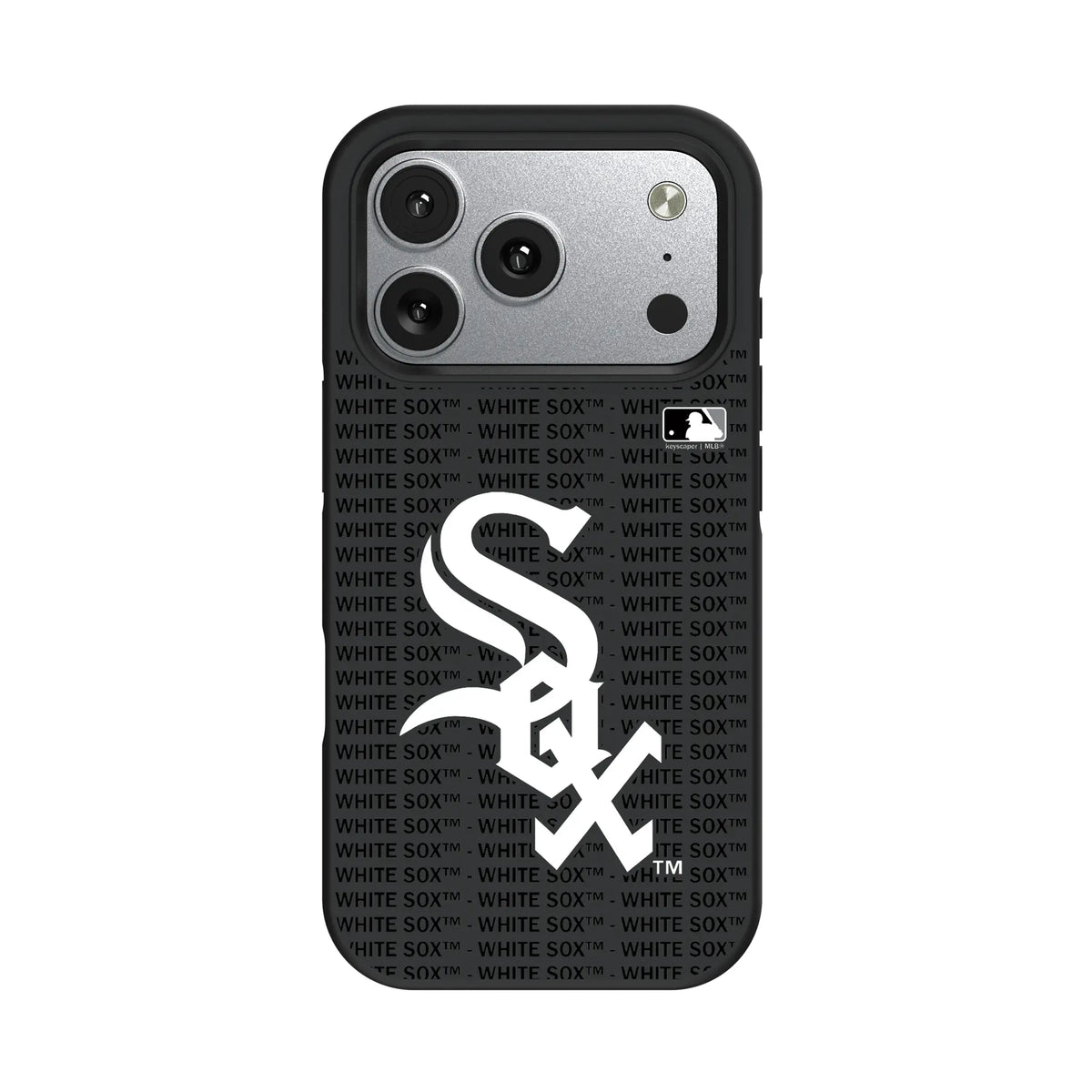 Chicago White Sox Text Backdrop iPhone Bump Phone Case for Apple iPhone#Device_iPhone 17 Pro