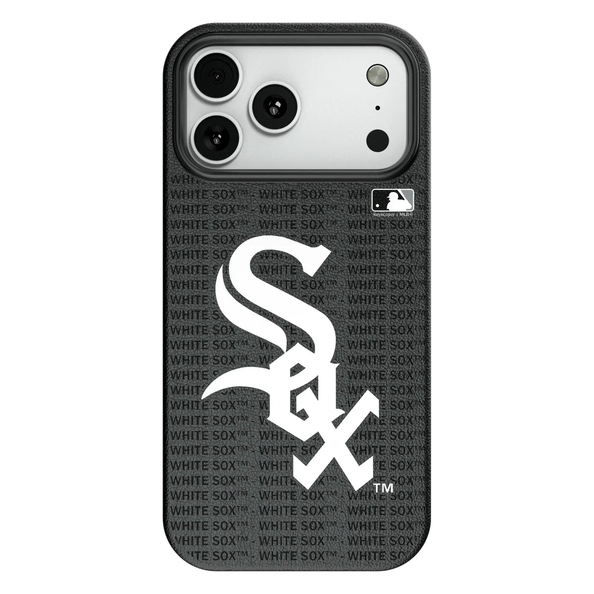 Chicago White Sox Text Backdrop MagSafe Compatible Phone Case for Apple iPhone