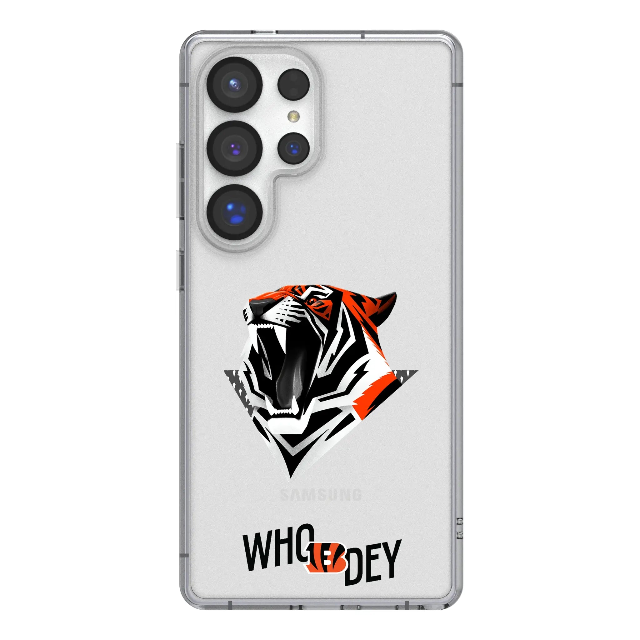 Cincinnati Bengals Deco Galaxy Clear Phone Case for Samsung Galaxy#Device_Galaxy S25 Ultra