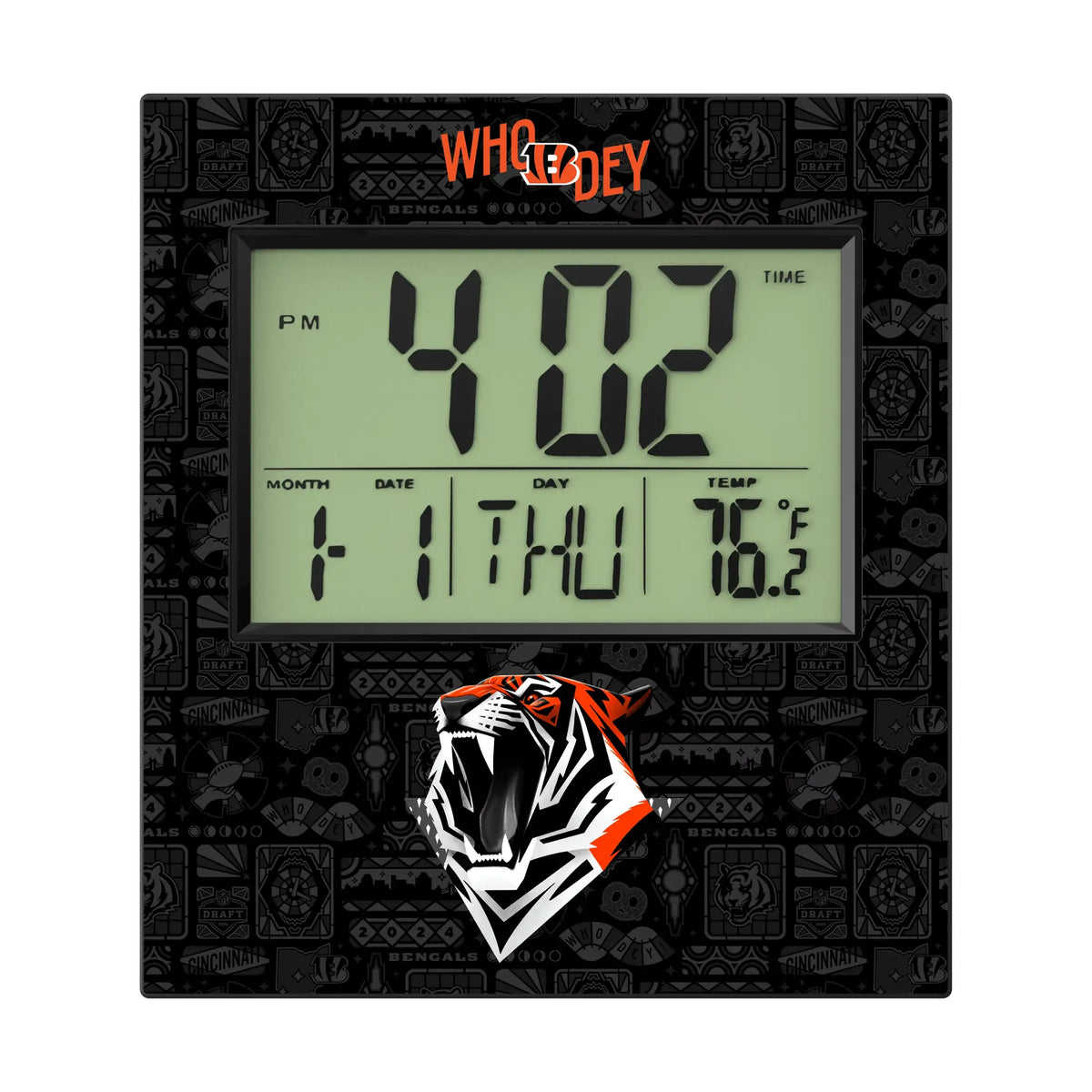 Cincinnati Bengals Deco Wall Clock