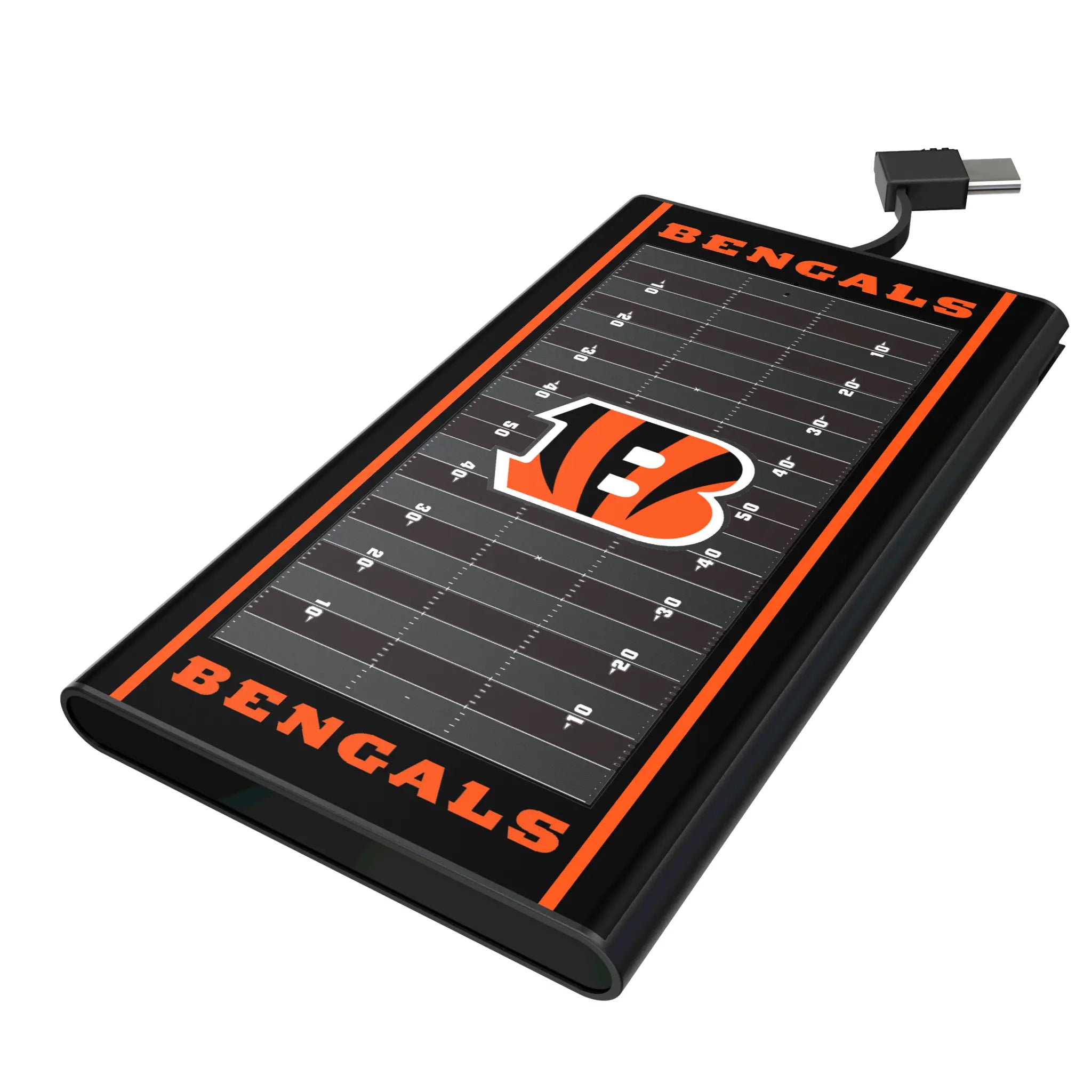 Cincinnati Bengals Field 5000mAh Flat Power Bank