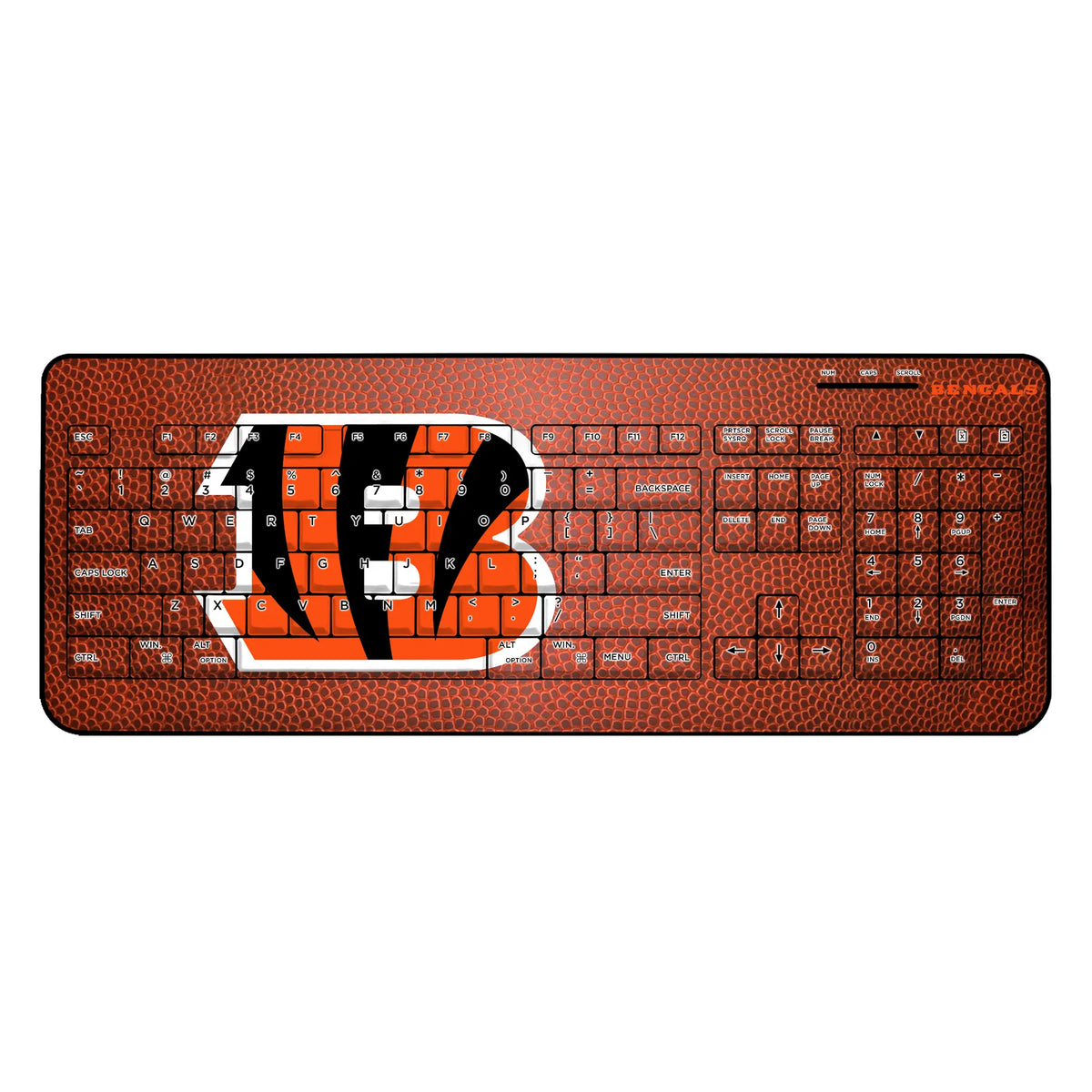 Cincinnati Bengals Football Wireless USB Keyboard
