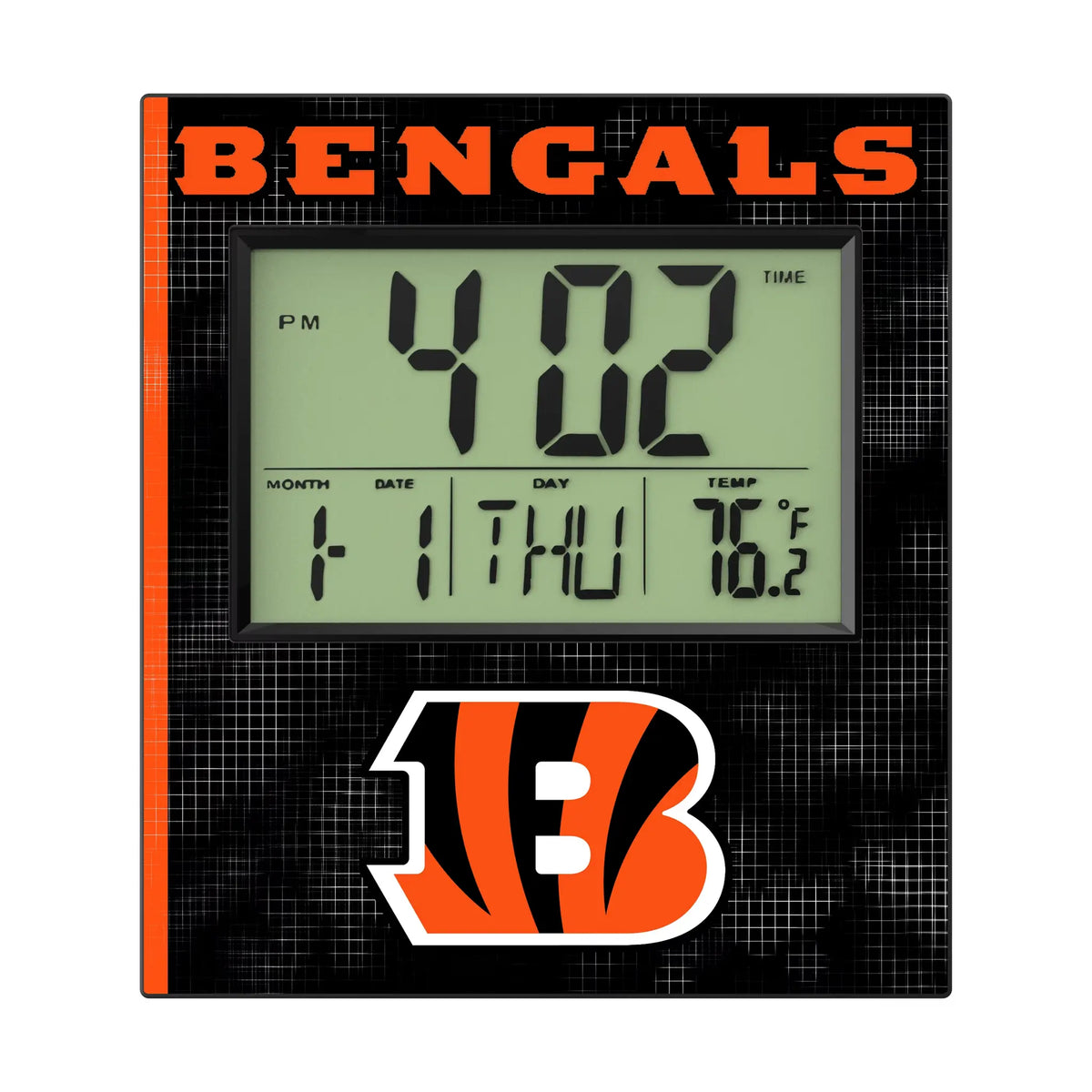 Cincinnati Bengals Hatch Wall Clock