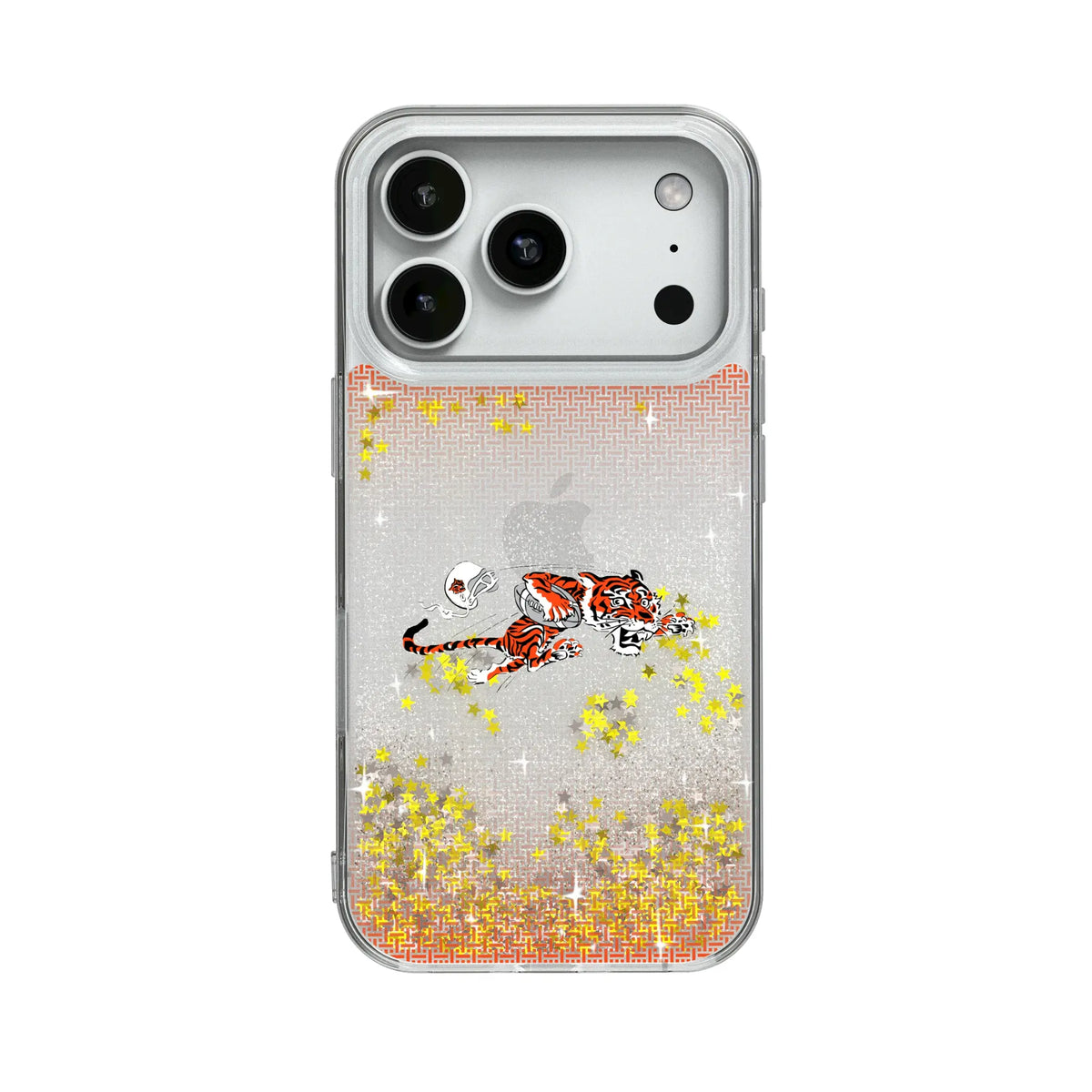 Cincinnati Bengals Historic Collection Linen Glitter Phone Case for Apple iPhone
