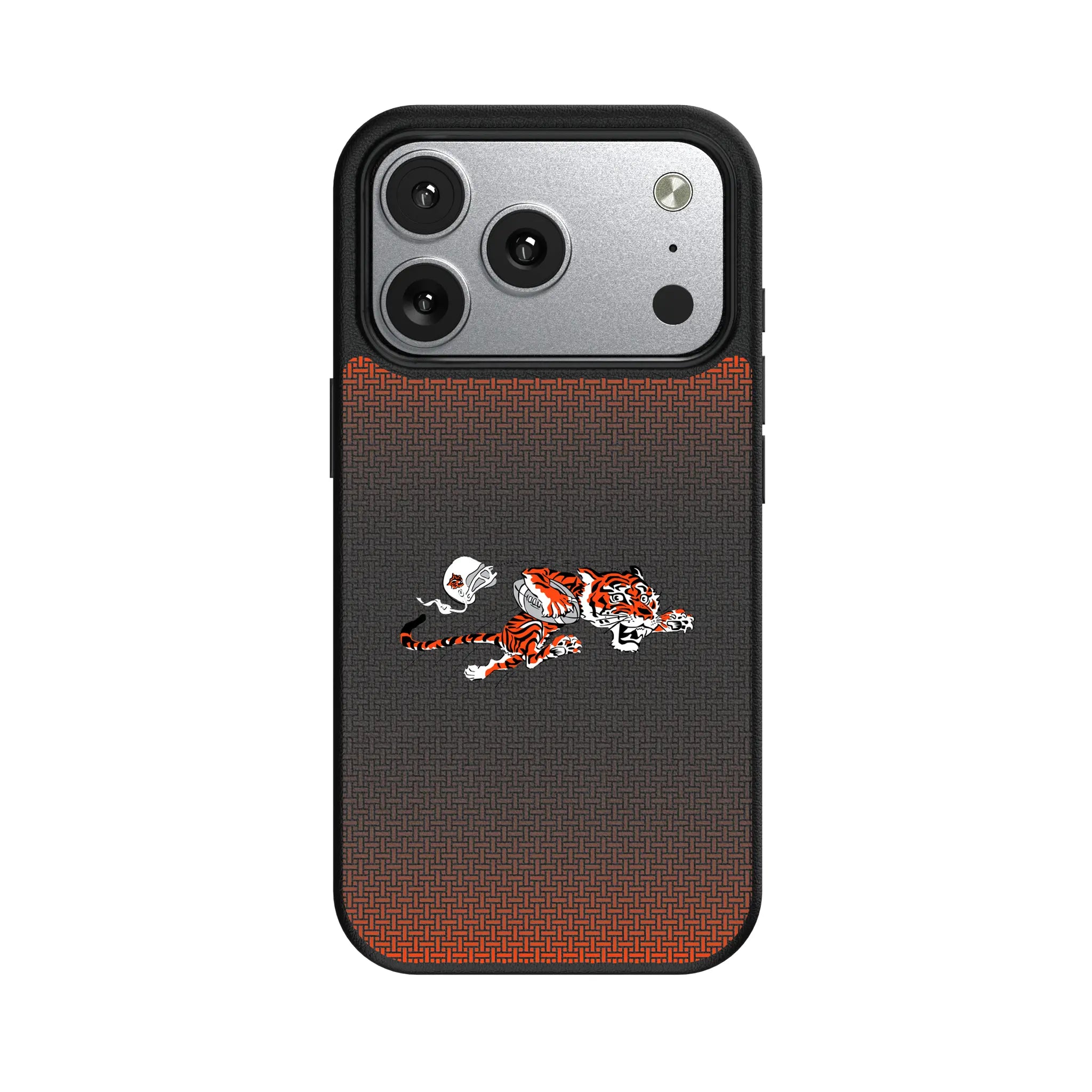 Cincinnati Bengals Historic Collection Linen iPhone MagSafe Compatible Phone Case for Apple iPhone#Device_iPhone 17 Pro