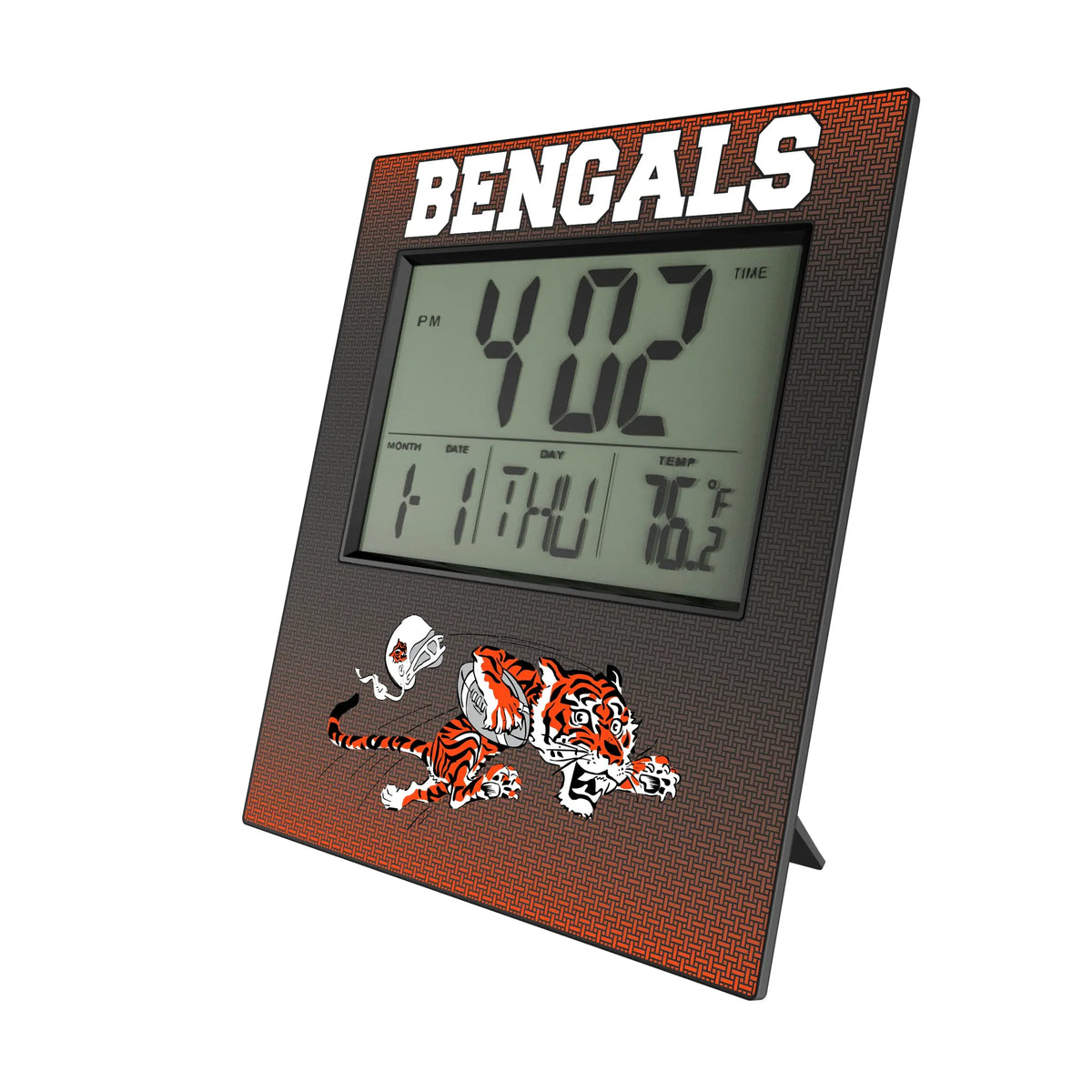 Cincinnati Bengals Historic Collection Linen Wall Clock
