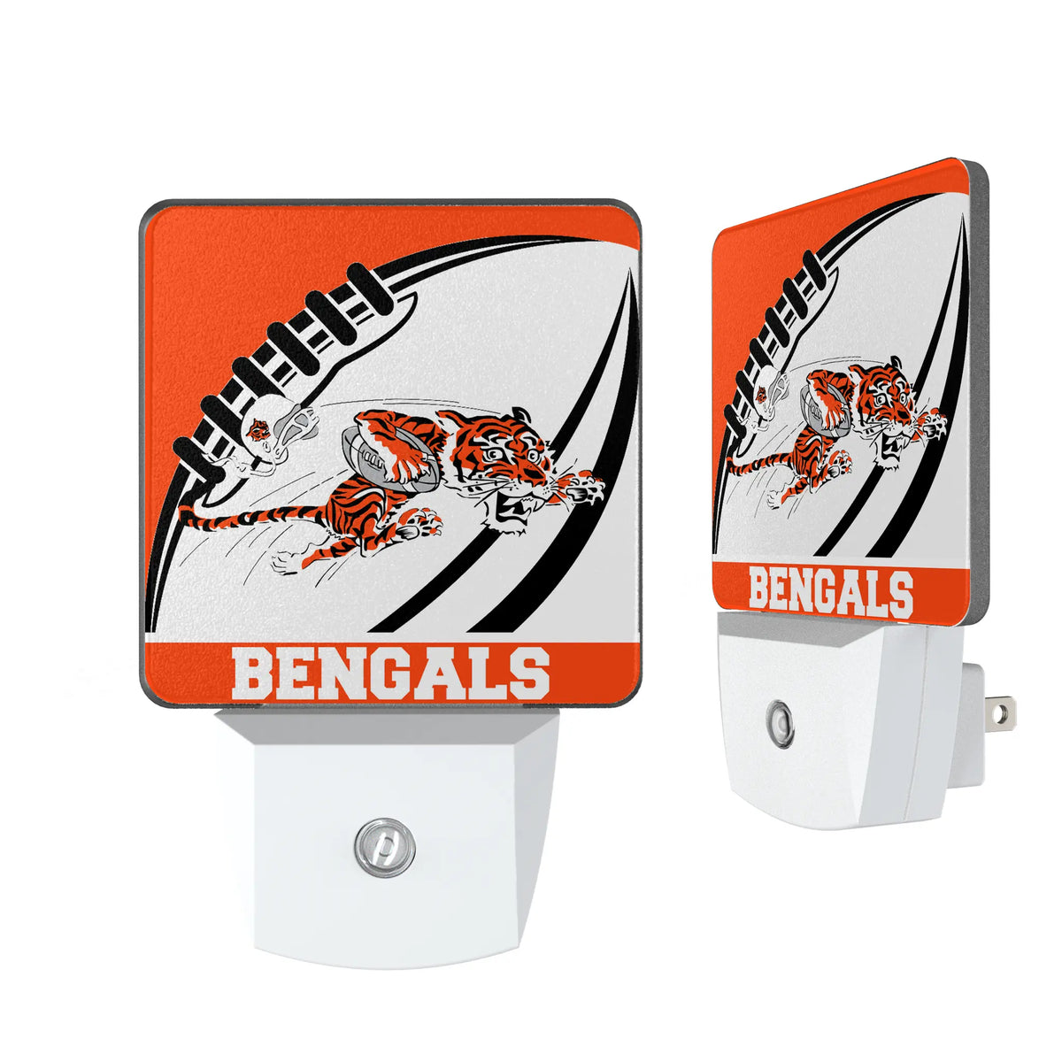 Cincinnati Bengals Historic Collection Passtime Night Light 2-Pack