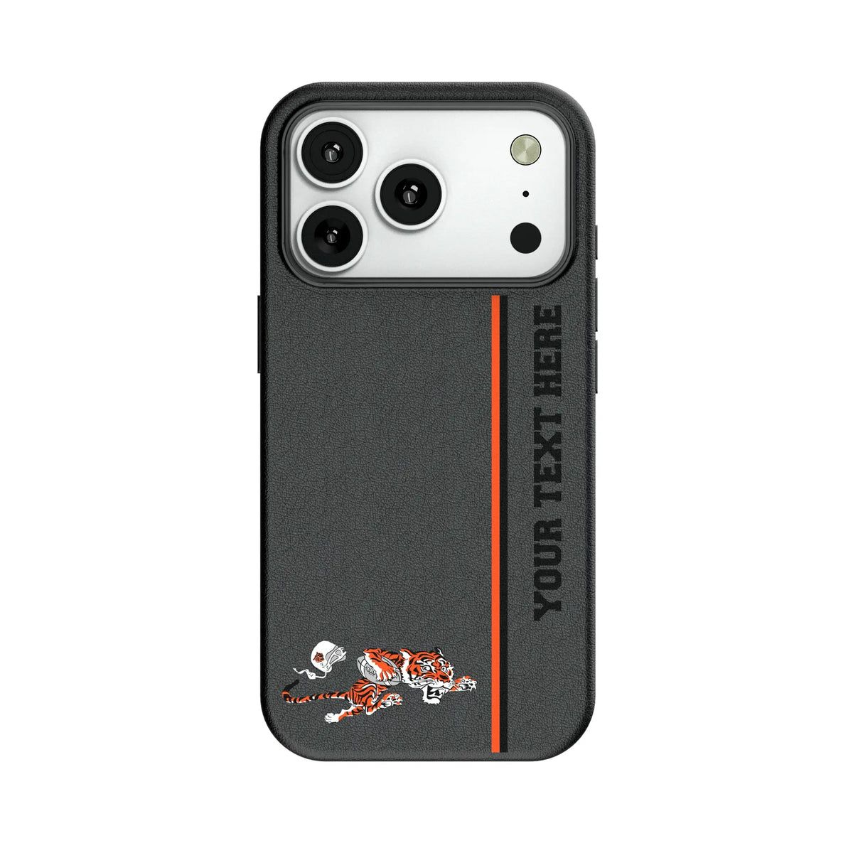 Cincinnati Bengals Historic Collection Personalized Sidebard MagSafe Compatible Phone Case for Apple iPhone