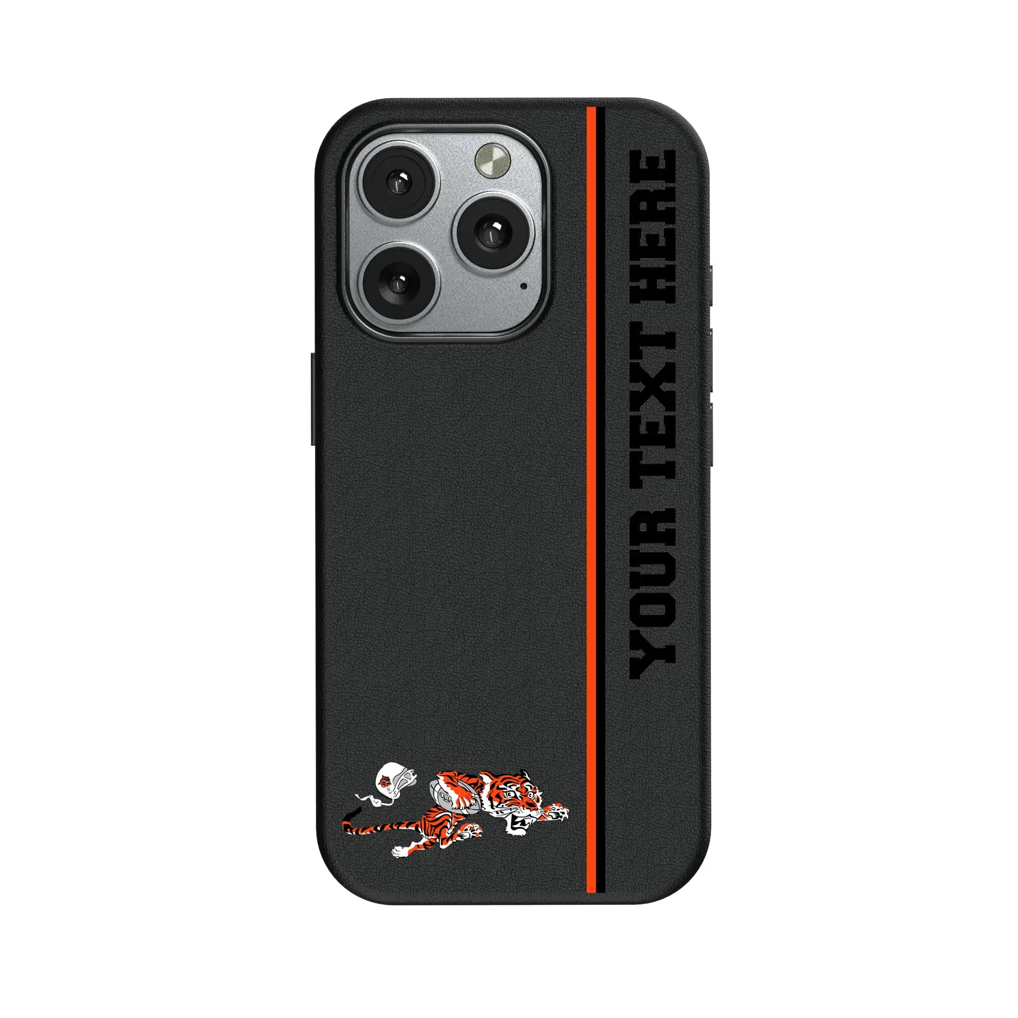 Cincinnati Bengals Historic Collection Personalized Sidebard iPhone MagSafe Compatible Phone Case for Apple iPhone