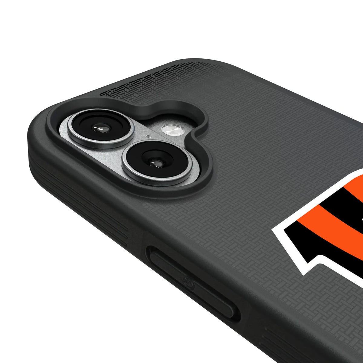 Cincinnati Bengals Linen iPhone Bump Phone Case for Apple iPhone - Detail#Device_iPhone 17