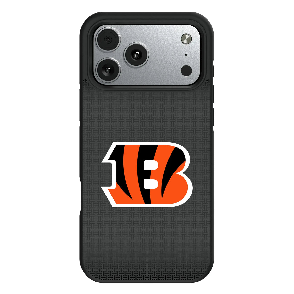 Cincinnati Bengals Linen iPhone Bump Phone Case for Apple iPhone#Device_iPhone 17 Pro Max