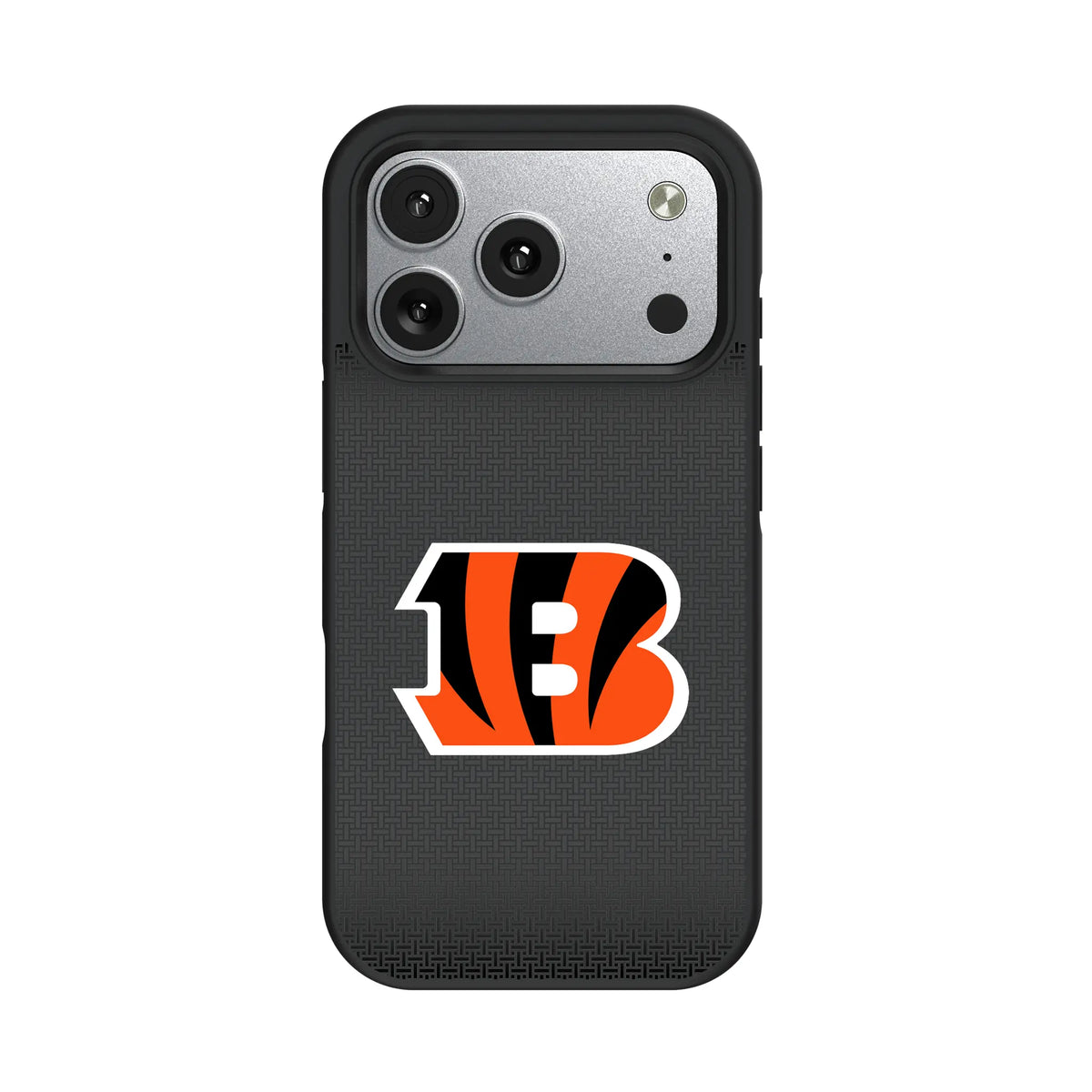 Cincinnati Bengals Linen iPhone Bump Phone Case for Apple iPhone#Device_iPhone 17 Pro