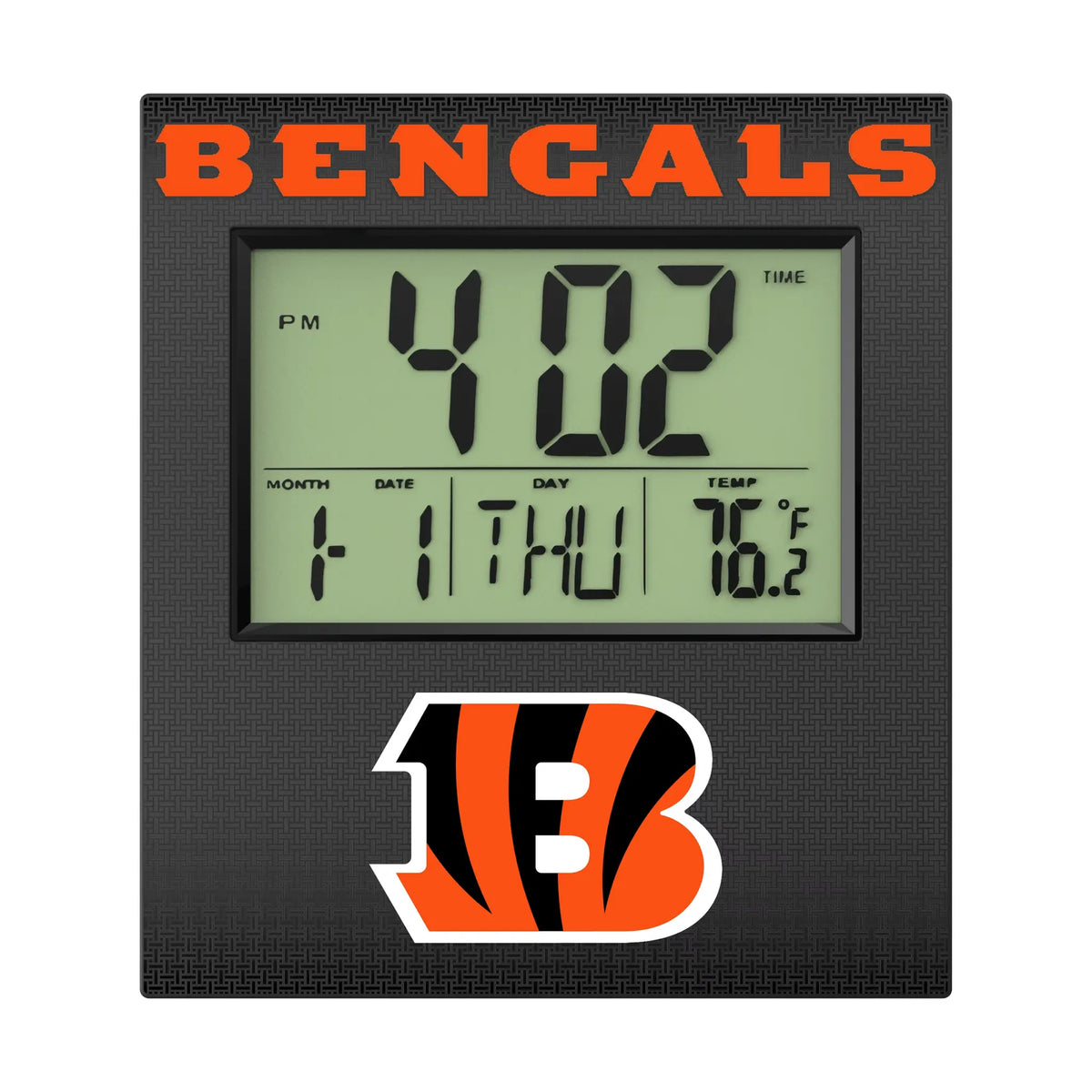 Cincinnati Bengals Linen Wall Clock