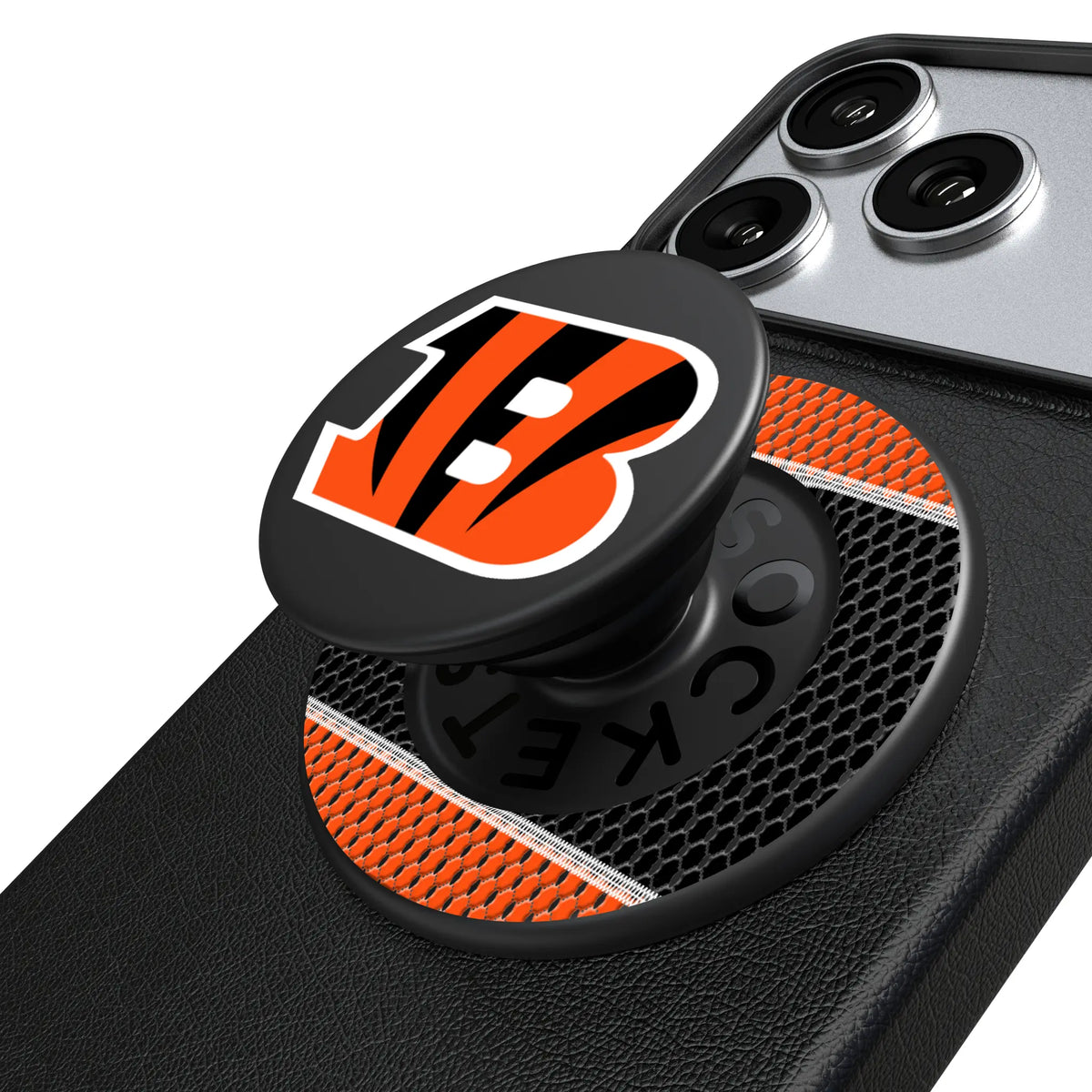 Cincinnati Bengals Mesh Popsockets Round Magnetic