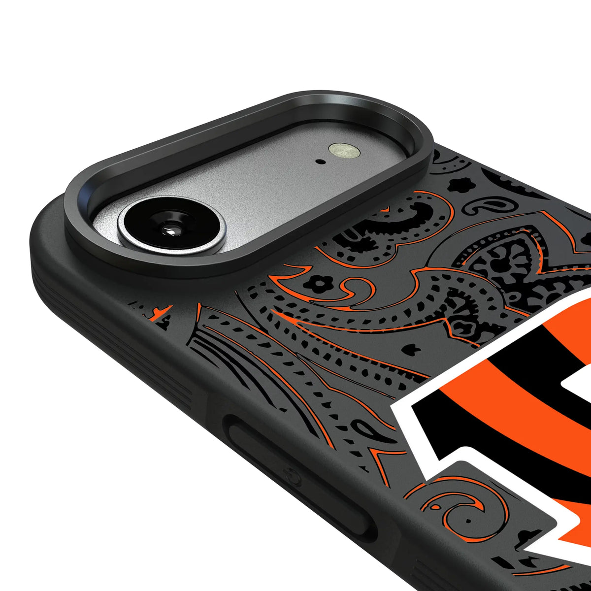 Cincinnati Bengals Paisley iPhone Bump Phone Case for Apple iPhone - Detail#Device_iPhone Air