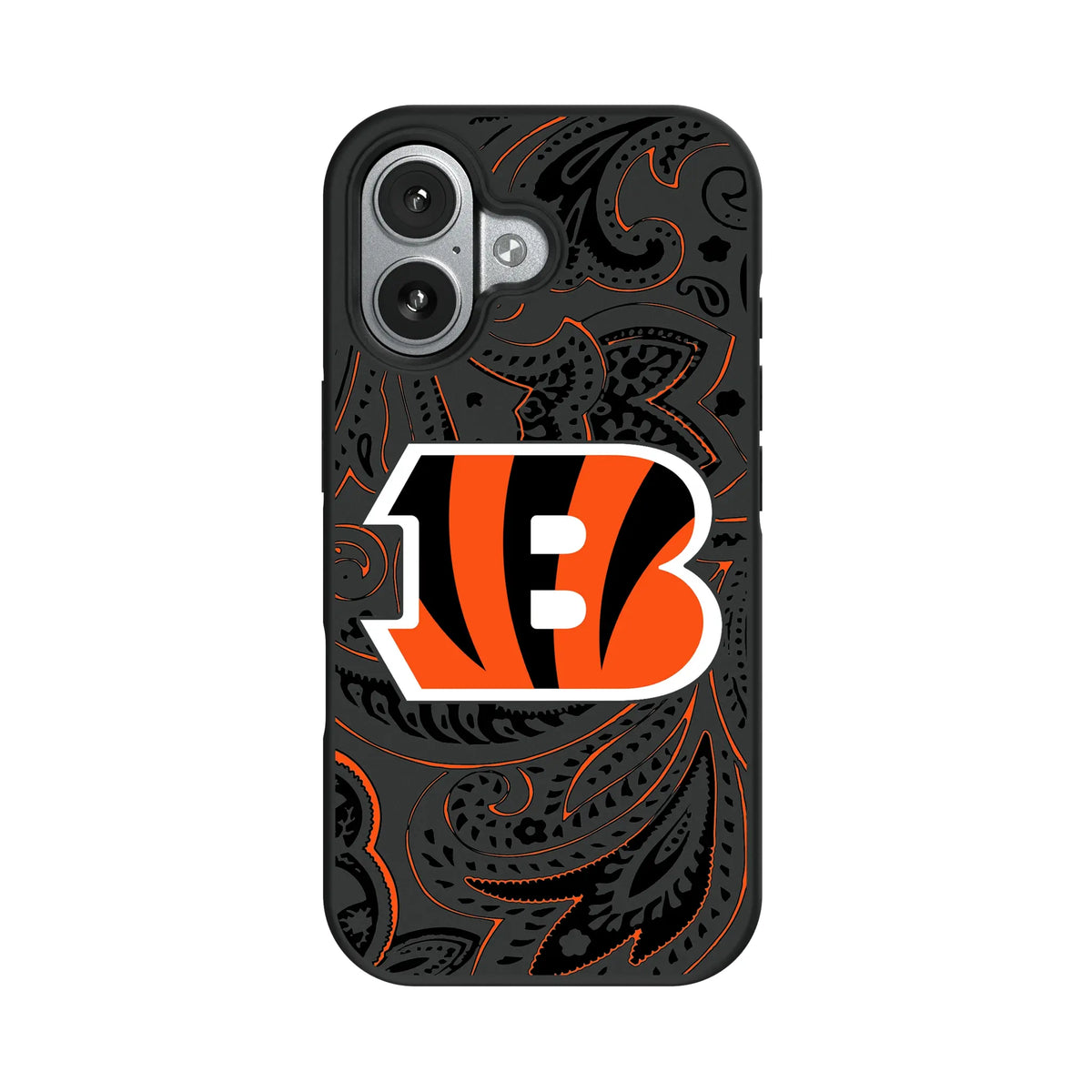 Cincinnati Bengals Paisley iPhone Bump Phone Case for Apple iPhone#Device_iPhone 17