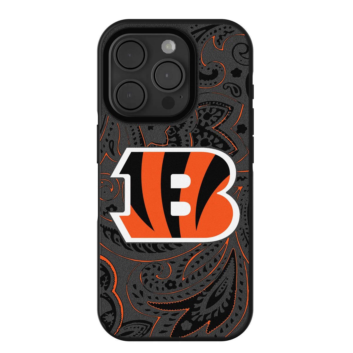 Cincinnati Bengals Paisley iPhone Bump Phone Case for Apple iPhone
