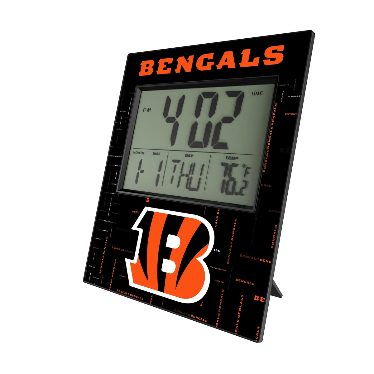 Cincinnati Bengals Quadtile Wall Clock