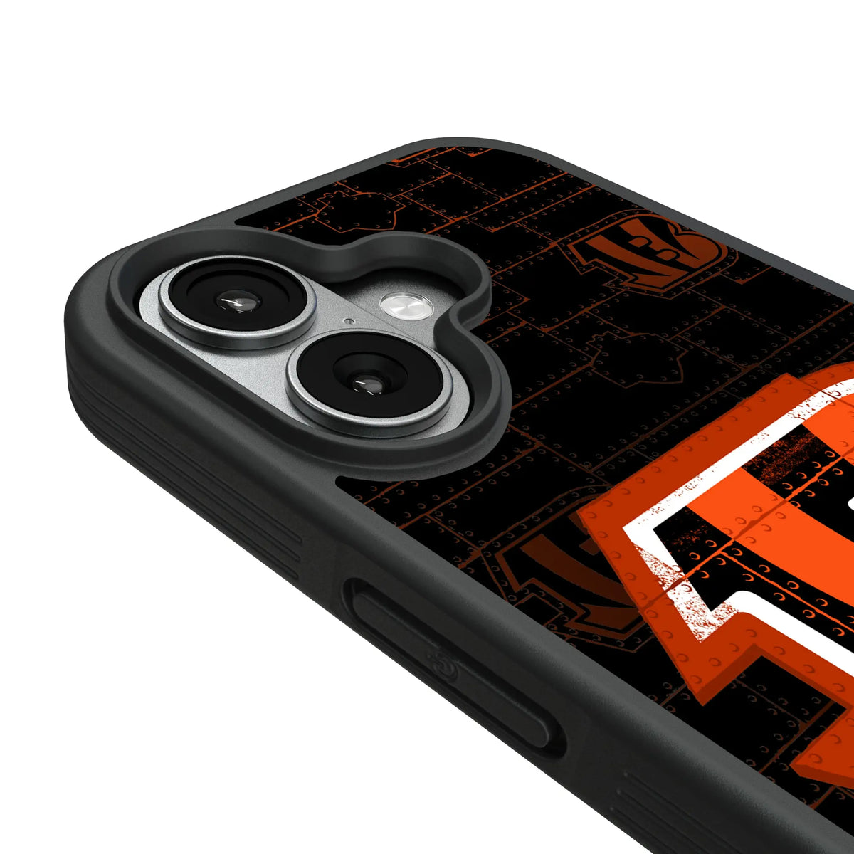 Cincinnati Bengals Rivet iPhone Bump Phone Case for Apple iPhone - Detail#Device_iPhone 17