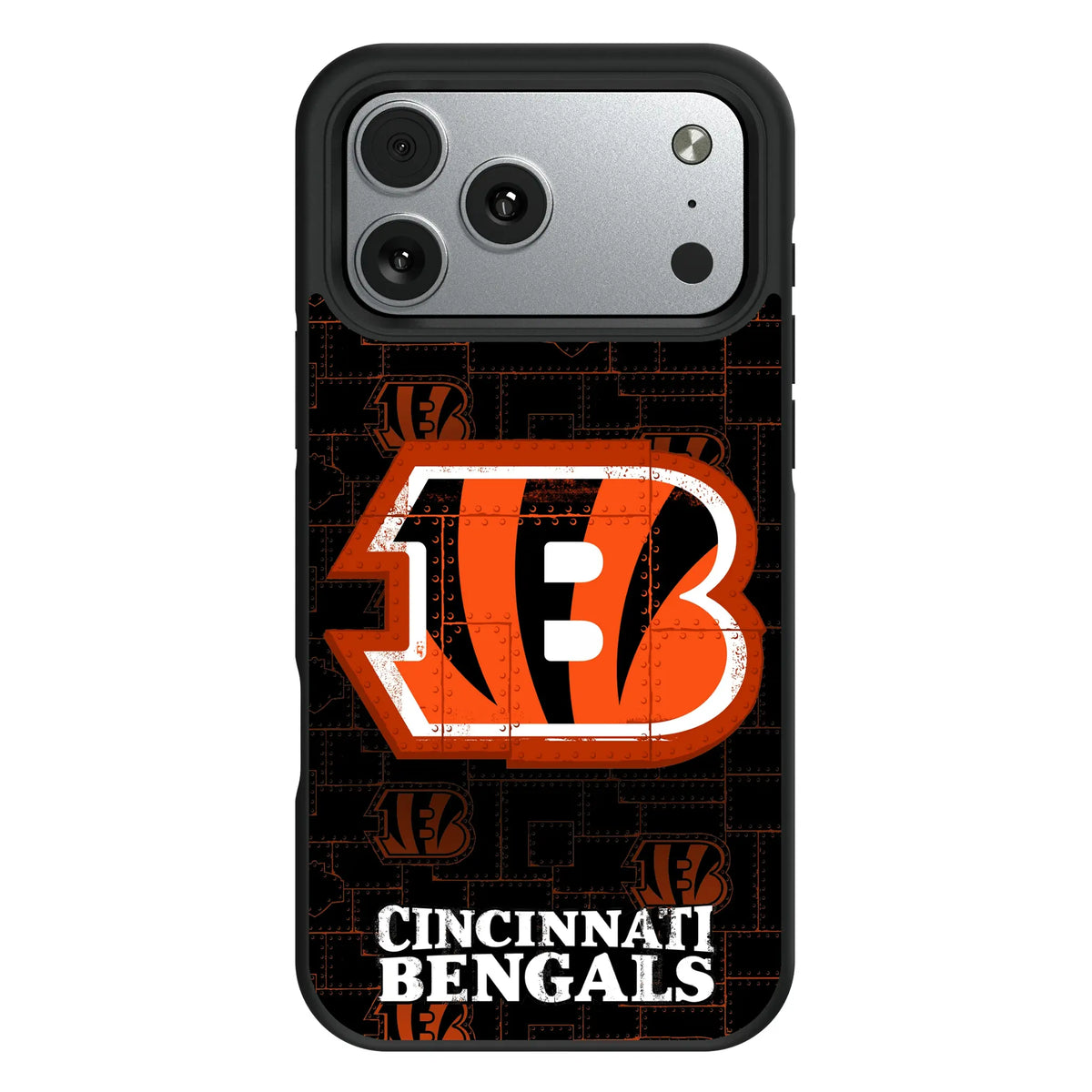 Cincinnati Bengals Rivet iPhone Bump Phone Case for Apple iPhone#Device_iPhone 17 Pro Max