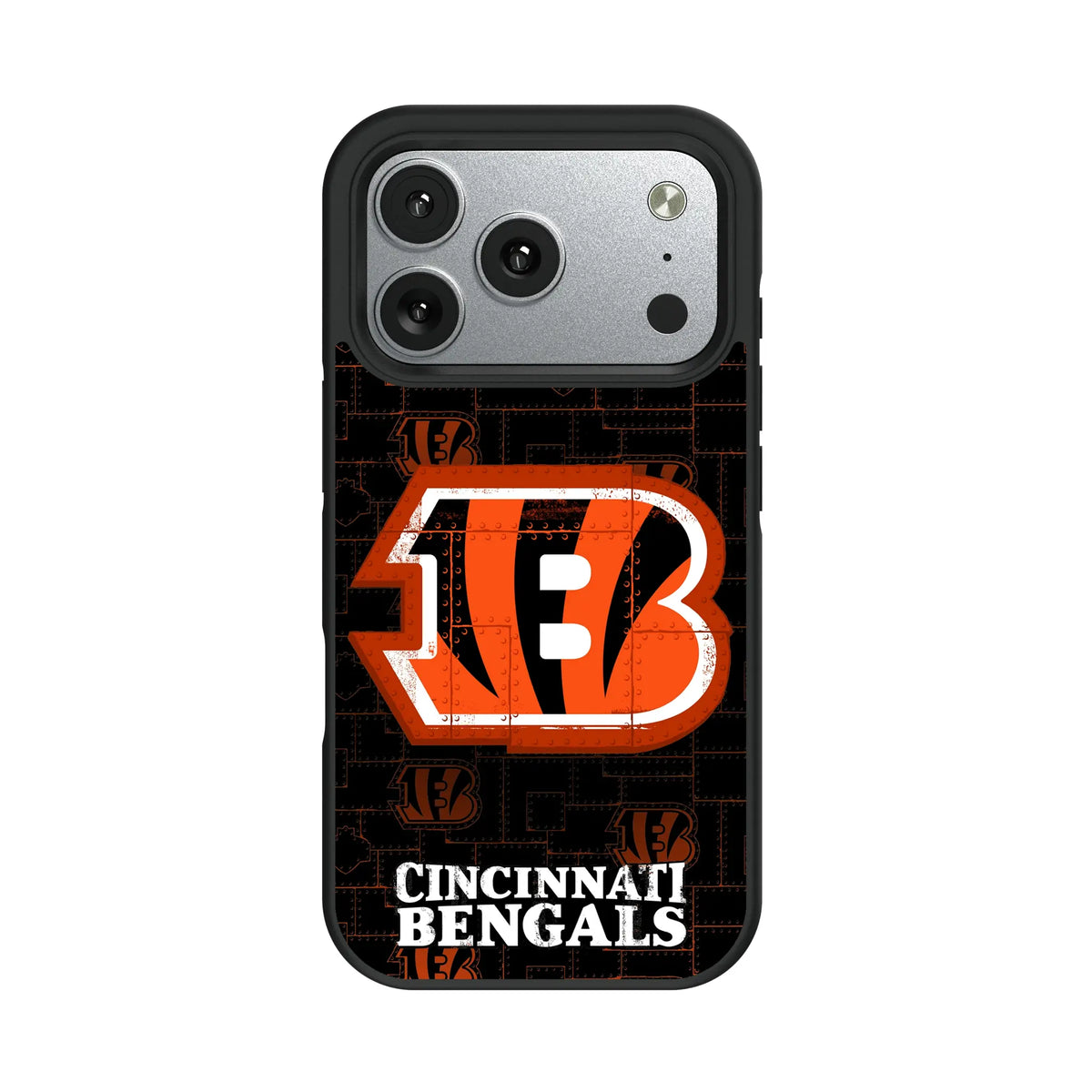 Cincinnati Bengals Rivet iPhone Bump Phone Case for Apple iPhone#Device_iPhone 17 Pro