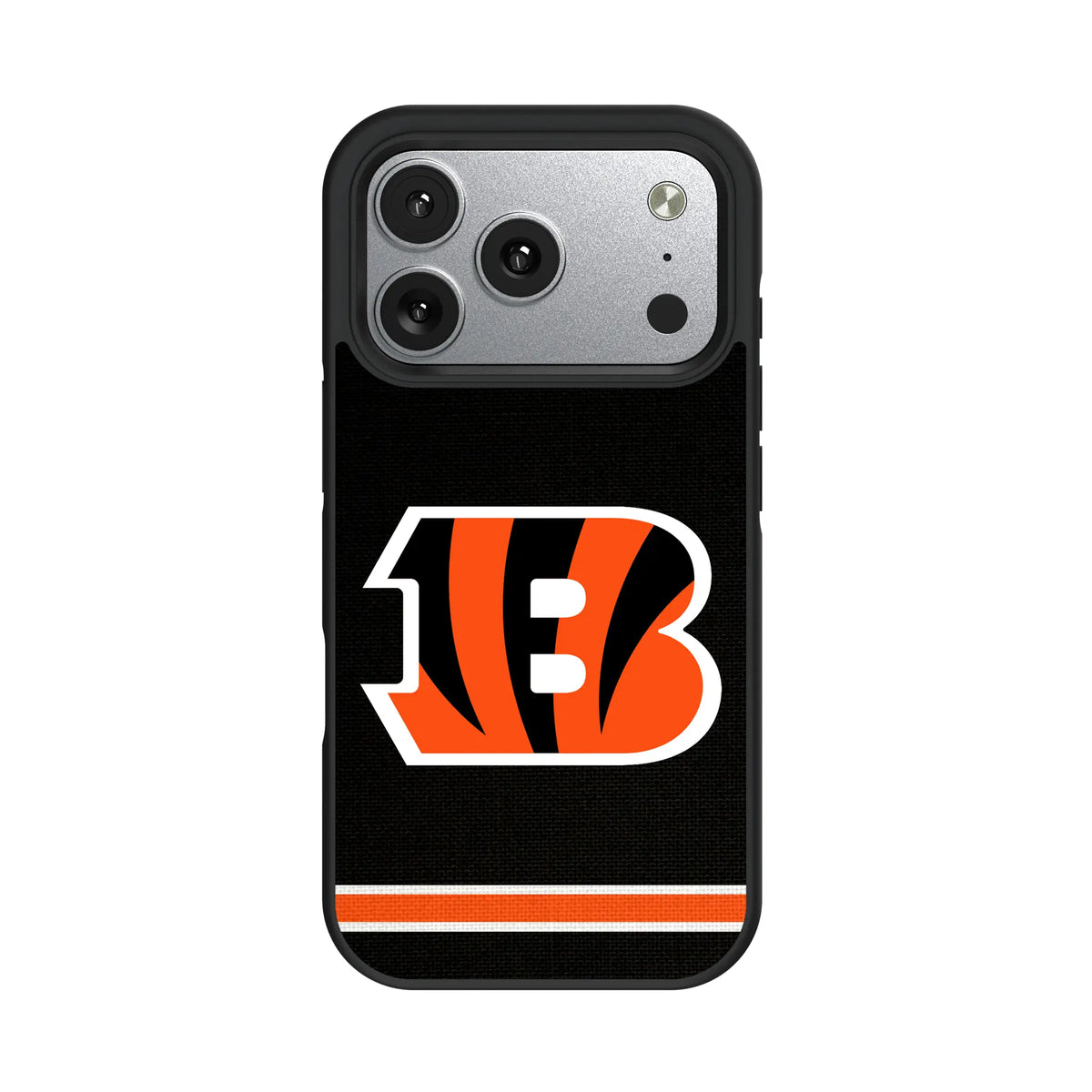 Cincinnati Bengals Stripe iPhone Bump Phone Case for Apple iPhone#Device_iPhone 17 Pro