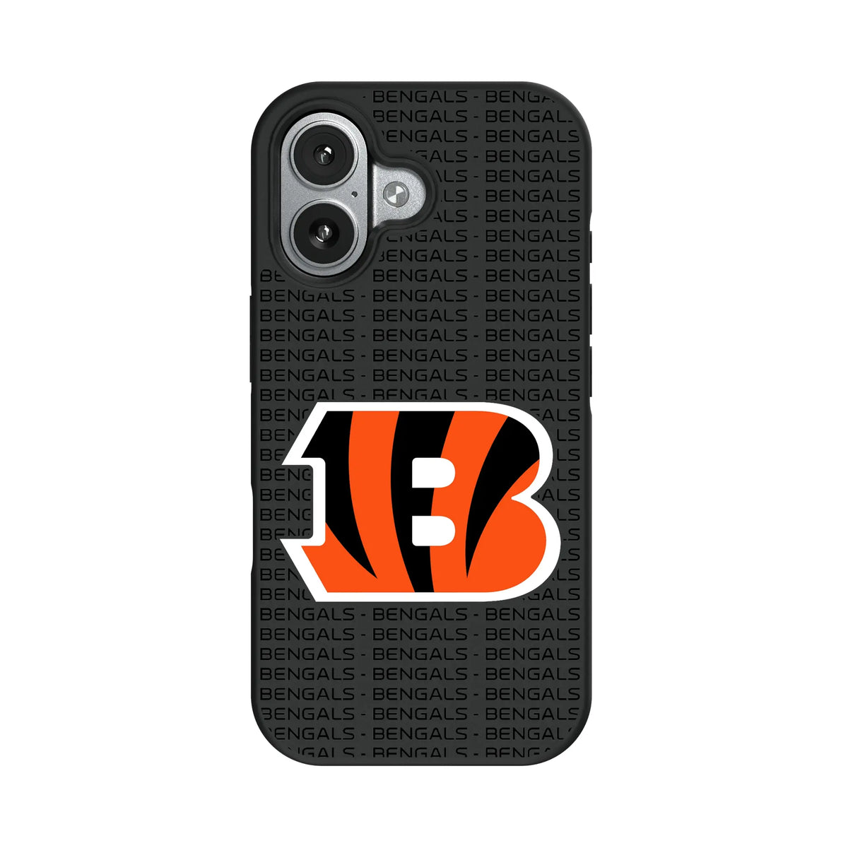 Cincinnati Bengals Text Backdrop iPhone Bump Phone Case for Apple iPhone#Device_iPhone 17