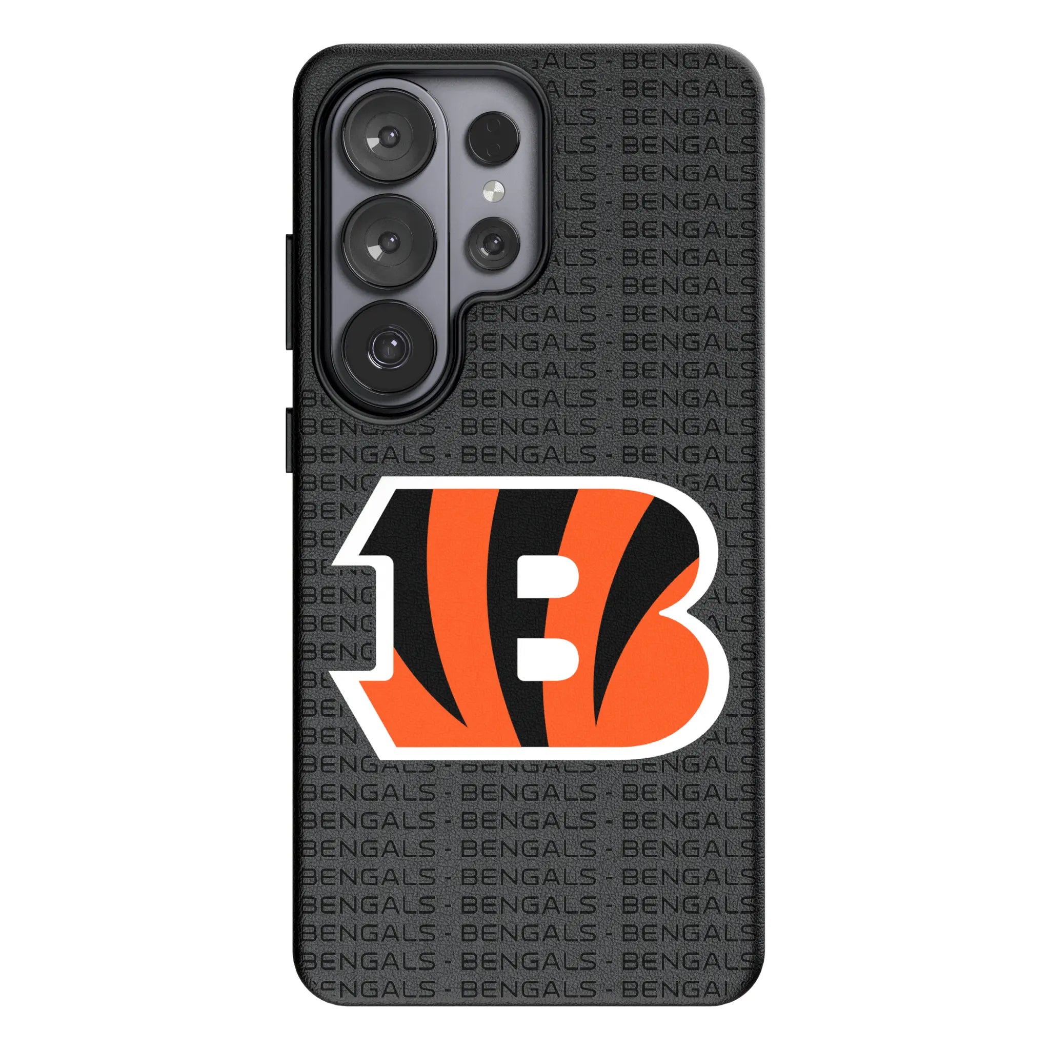 Cincinnati Bengals Text Backdrop Galaxy MagSafe Compatible Phone Case for Samsung Galaxy#Device_Galaxy S26 Ultra