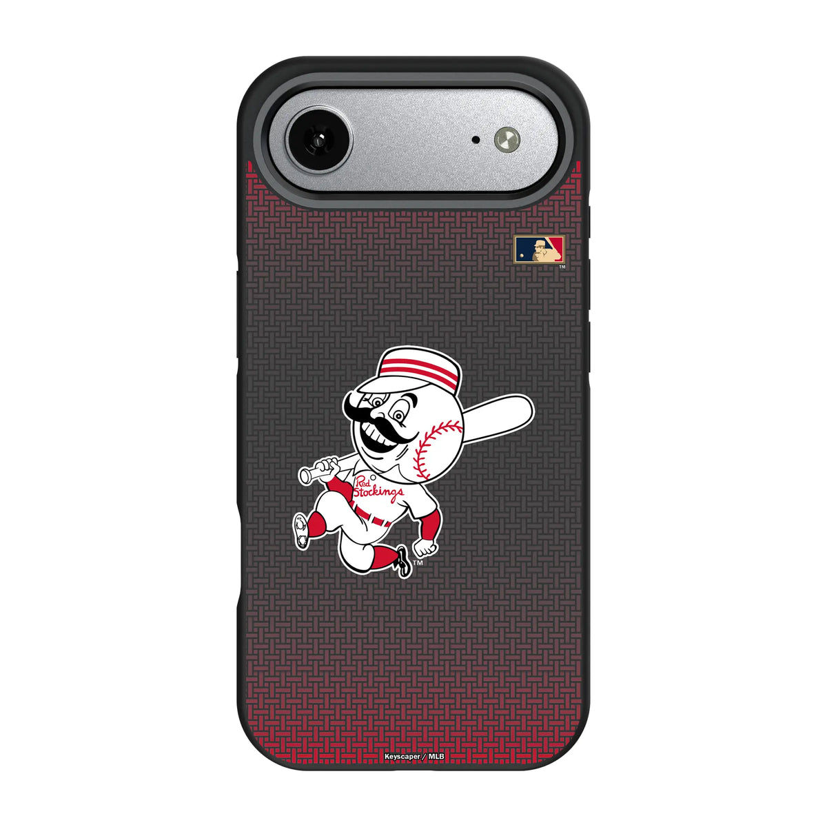 Cincinnati Reds 1953-1967 - Cooperstown Collection Linen iPhone Bump Phone Case for Apple iPhone#Device_iPhone Air