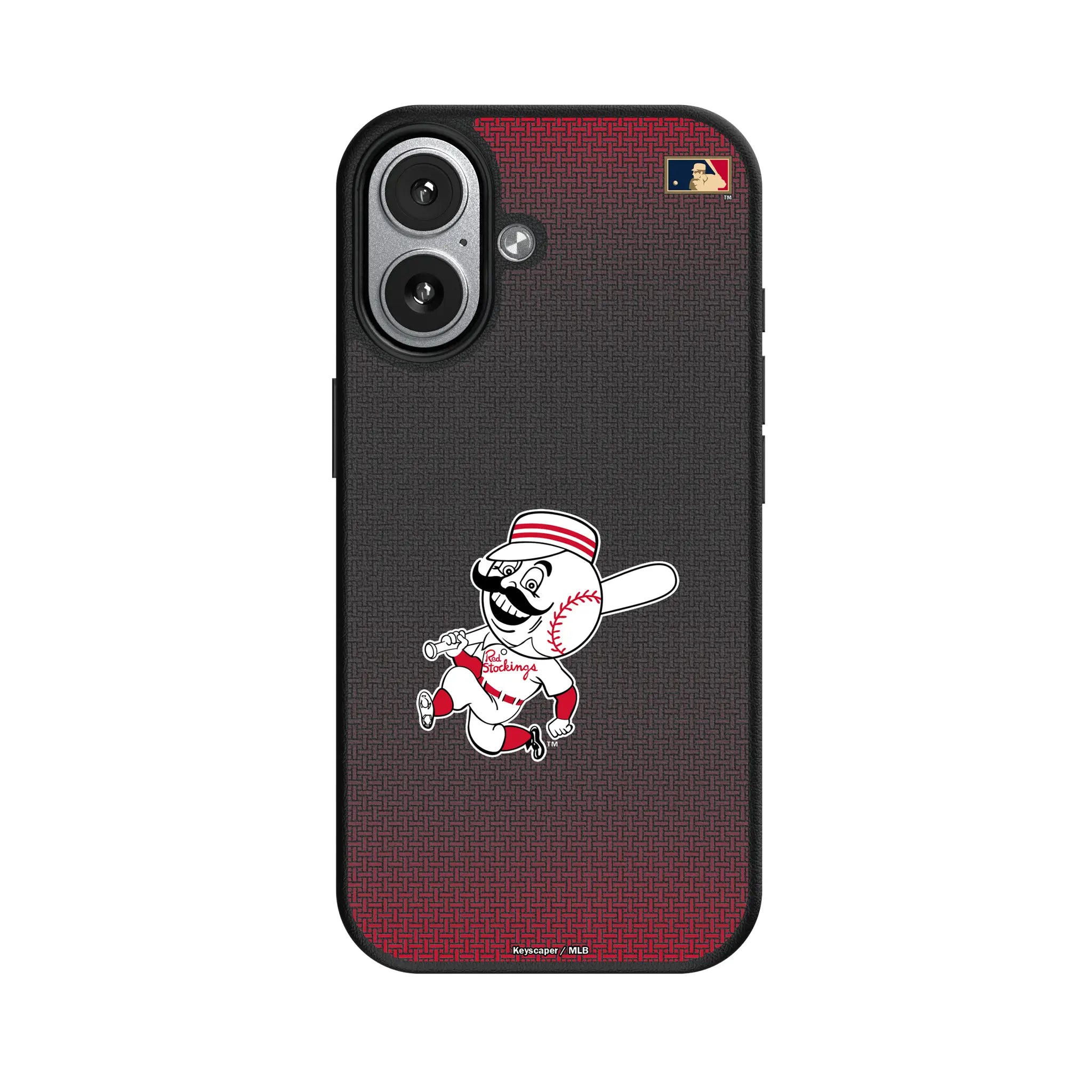 Cincinnati Reds 1953-1967 - Cooperstown Collection Linen iPhone MagSafe Compatible Phone Case for Apple iPhone#Device_iPhone 17