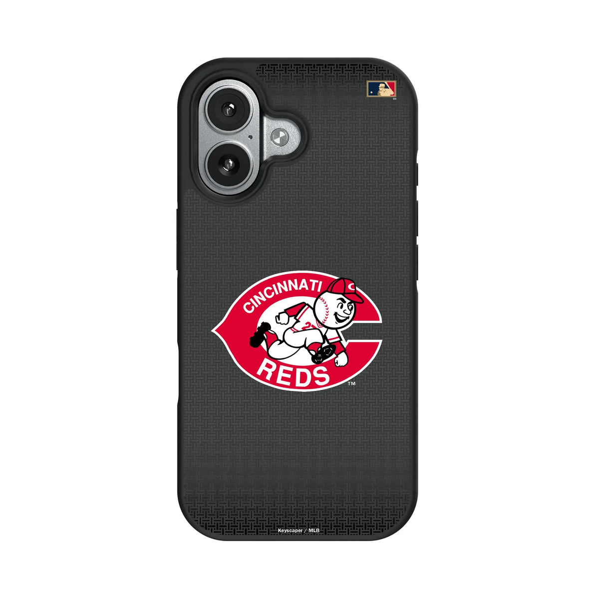 Cincinnati Reds 1974-1992 - Cooperstown Collection Linen iPhone Bump Phone Case for Apple iPhone#Device_iPhone 17